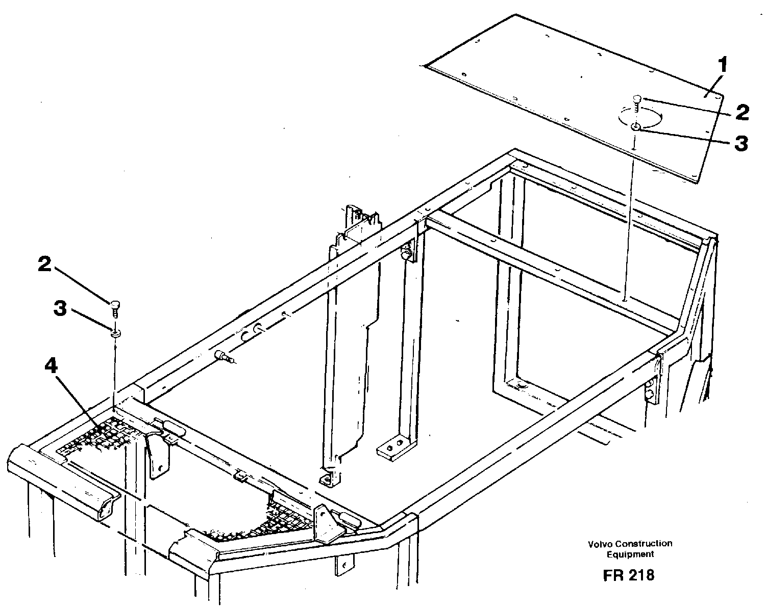 Cover plates, rear — volvo parts diagram