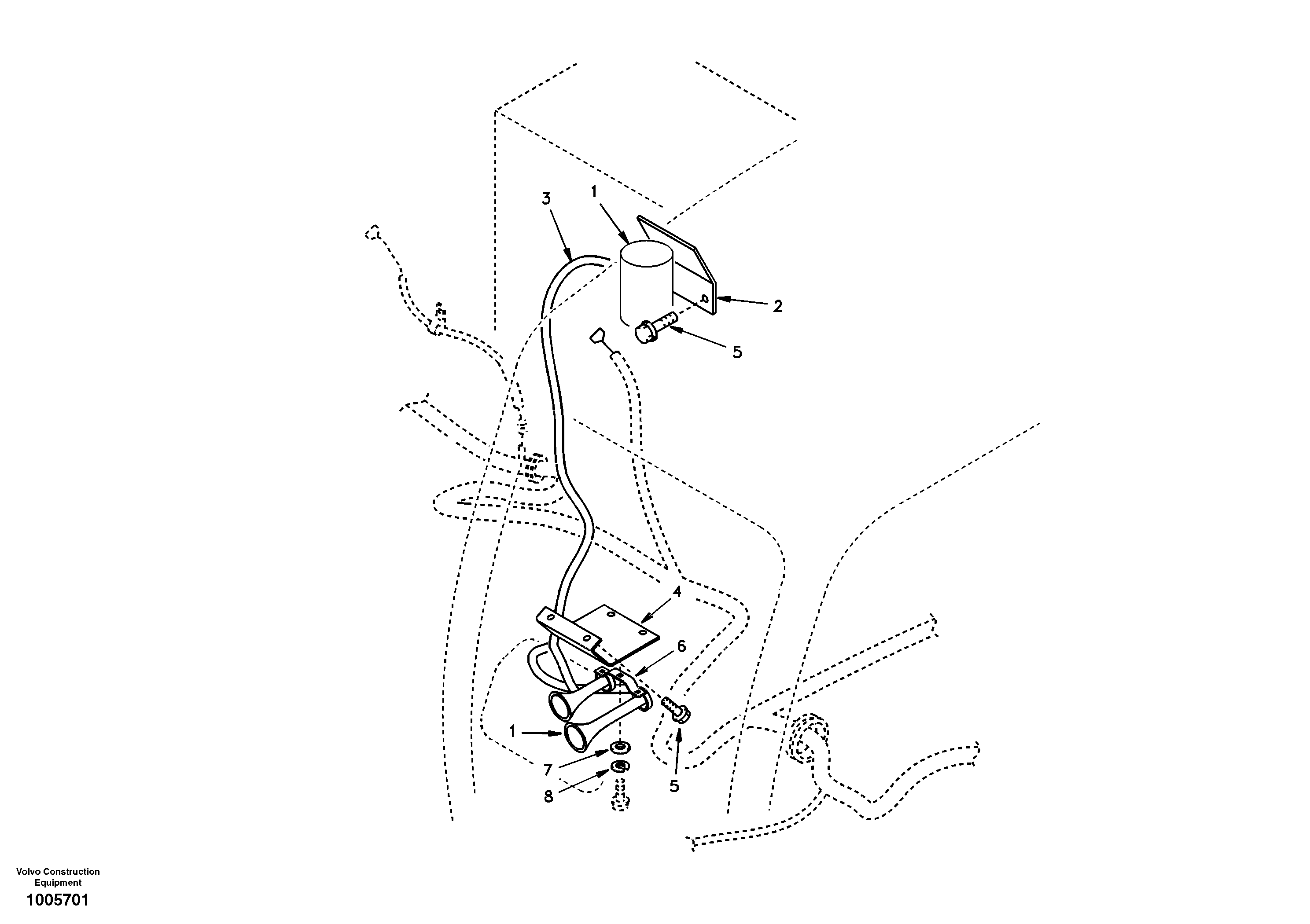 Horn — volvo parts diagram