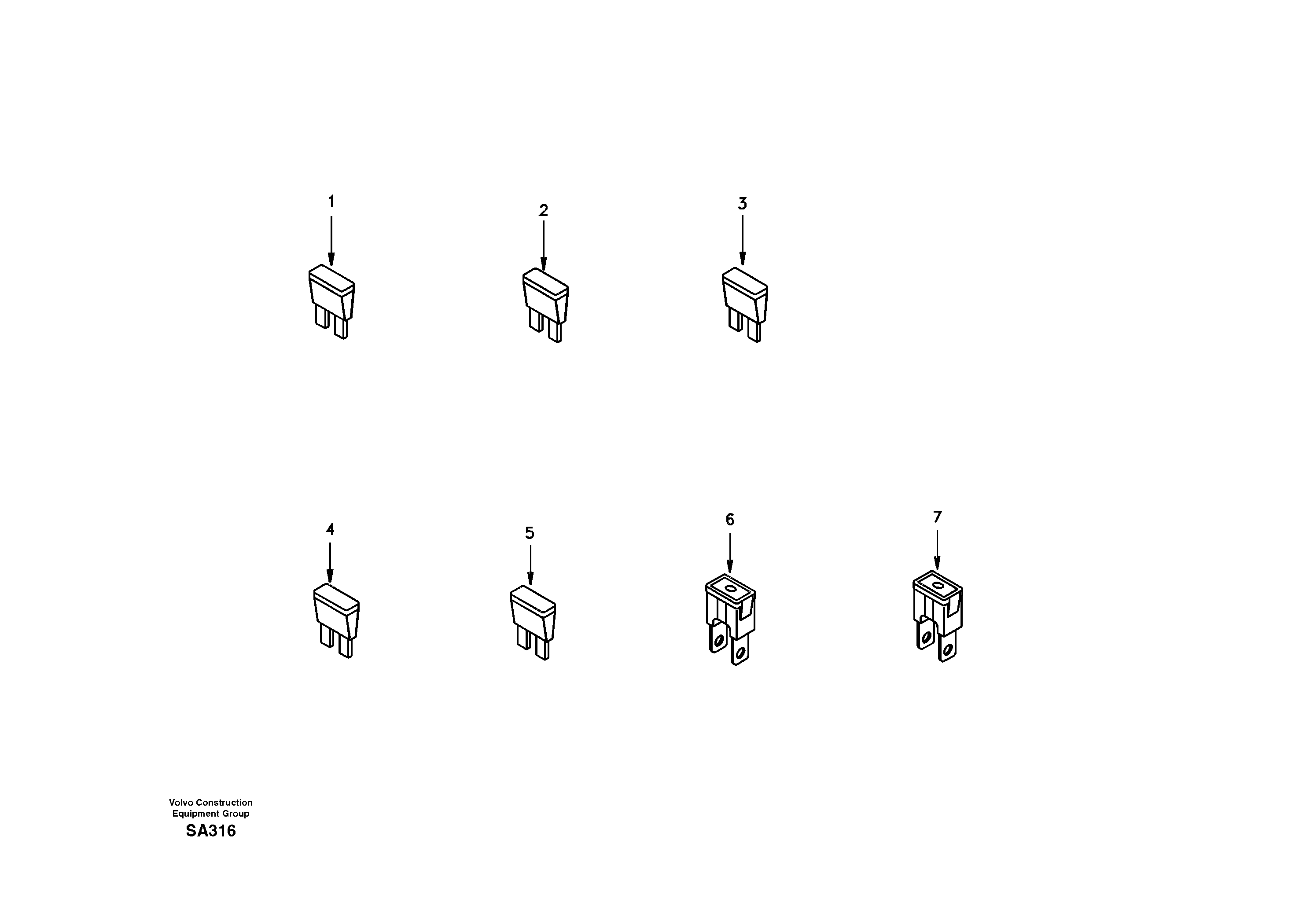 Spare parts kit — volvo parts diagram