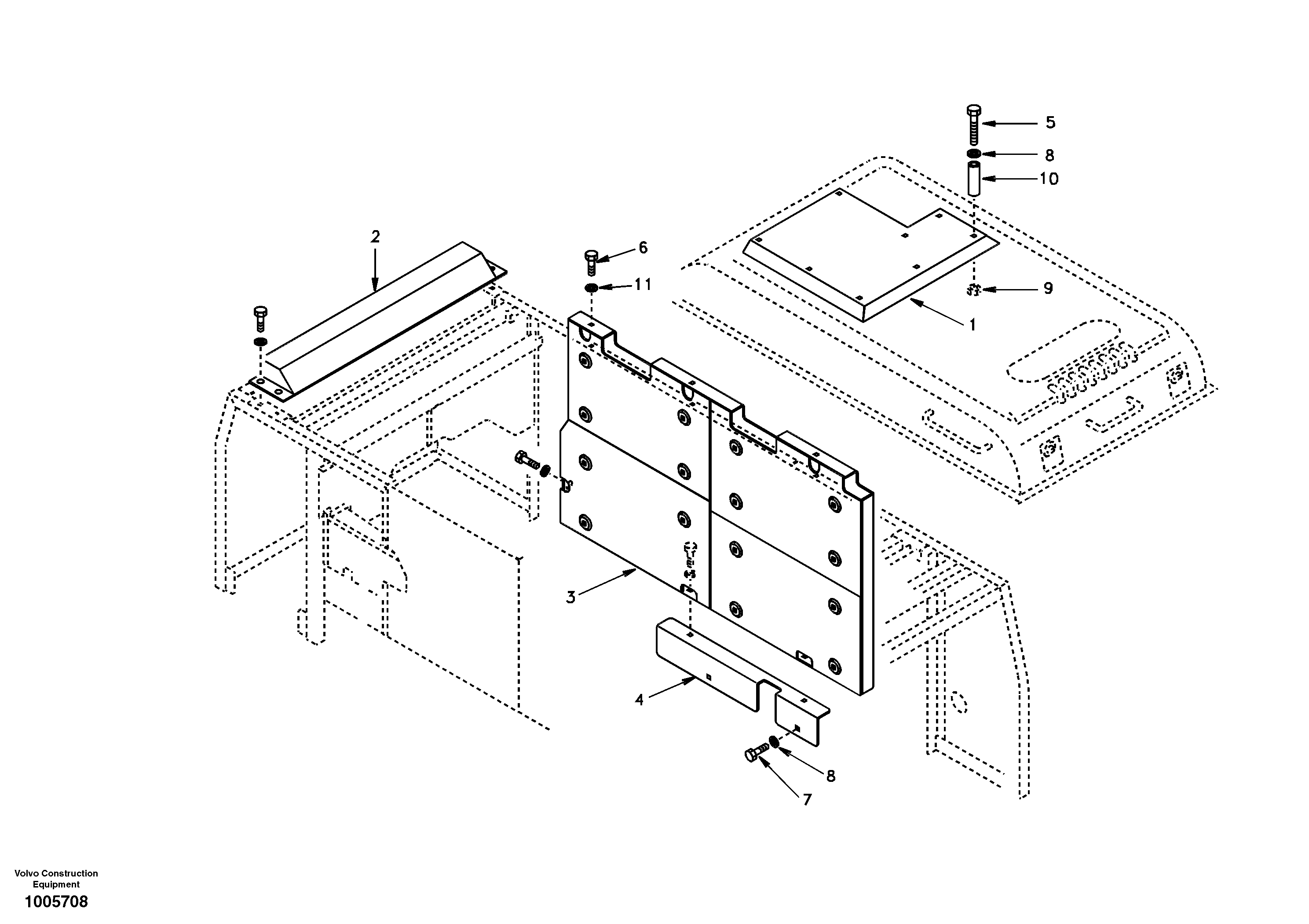 Noise protection, low noise kit — volvo parts diagram