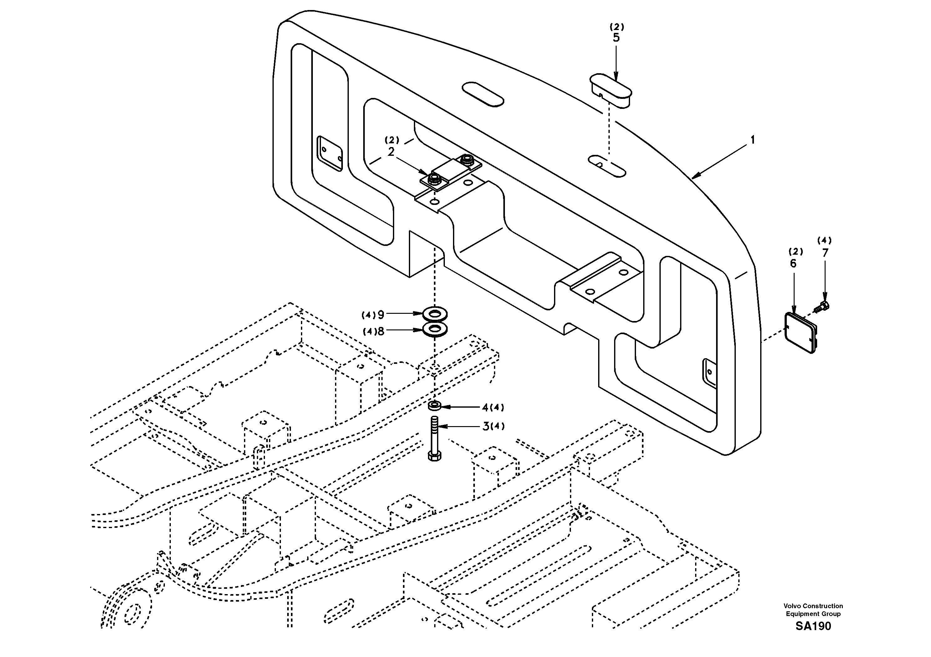 Counterweights — volvo parts diagram