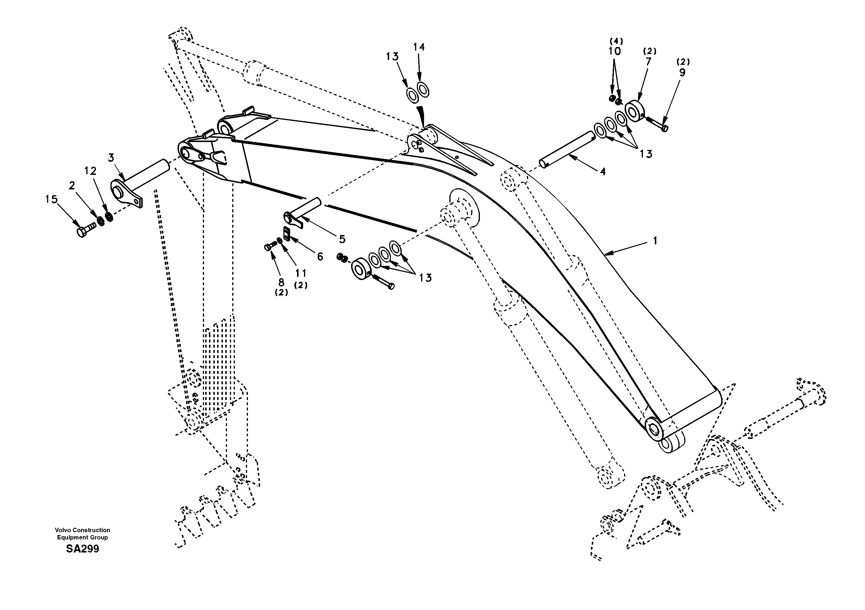 Links to boom, mono — volvo parts diagram