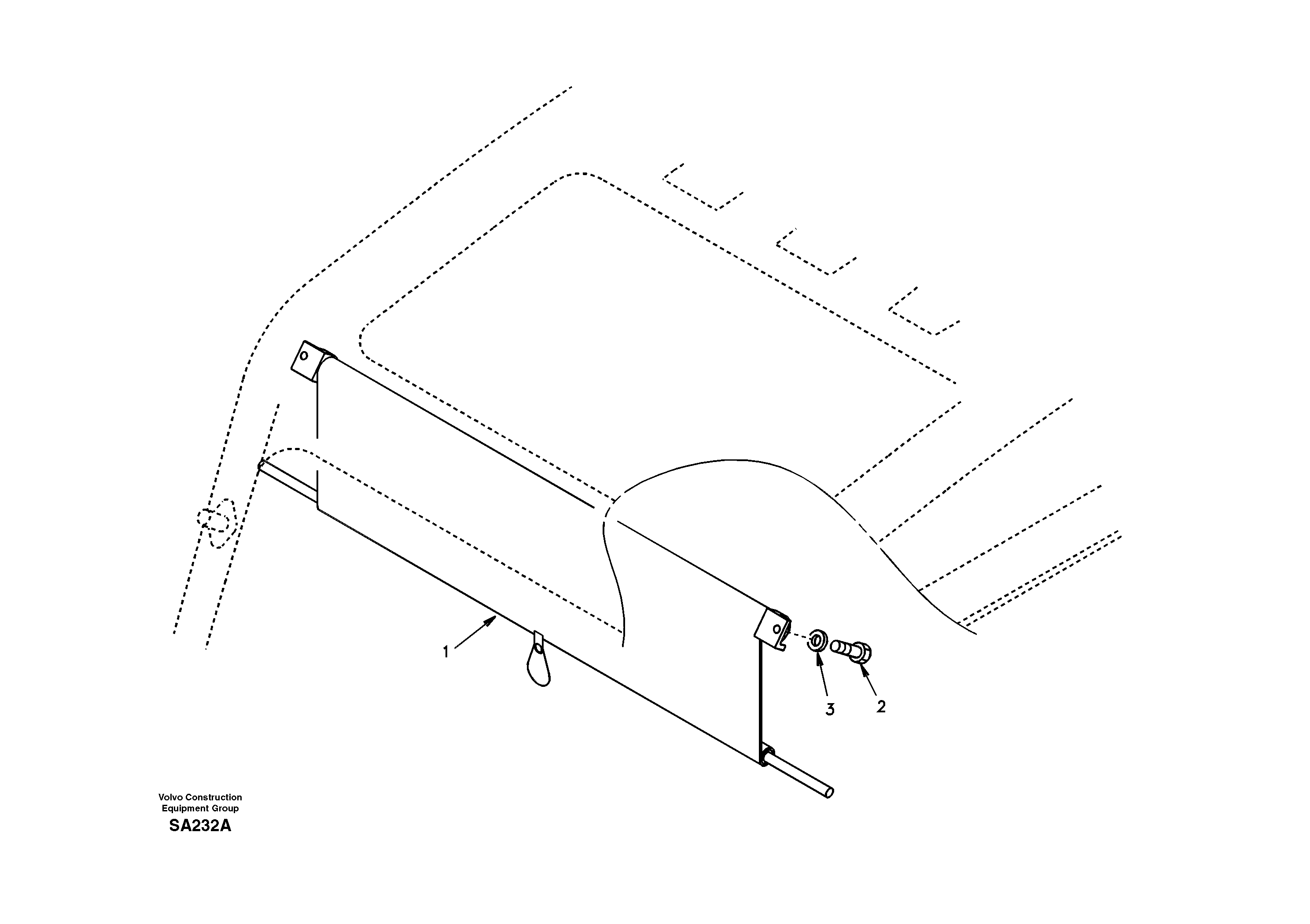 Sun visor interior — volvo parts diagram
