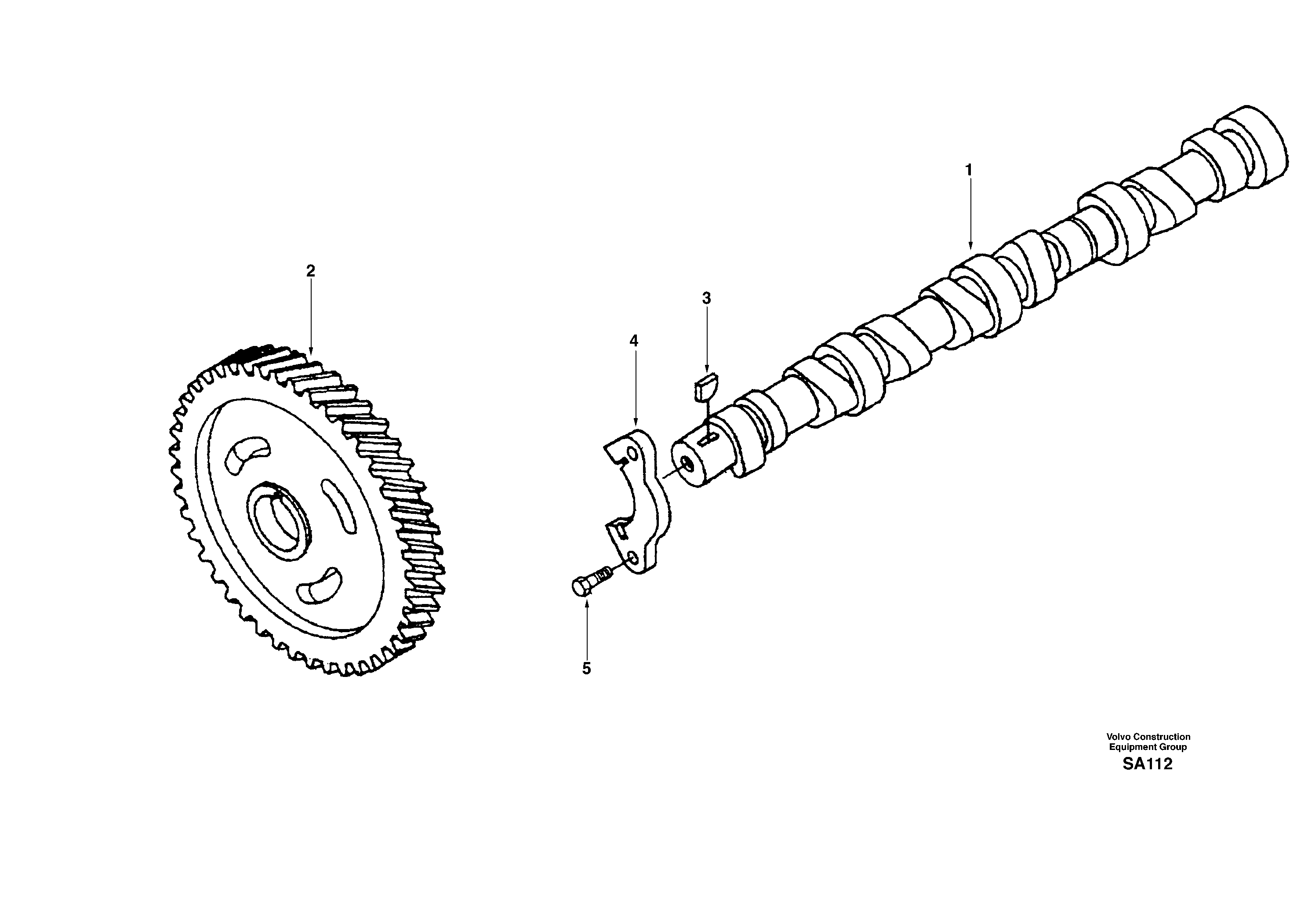Camshaft — volvo parts diagram