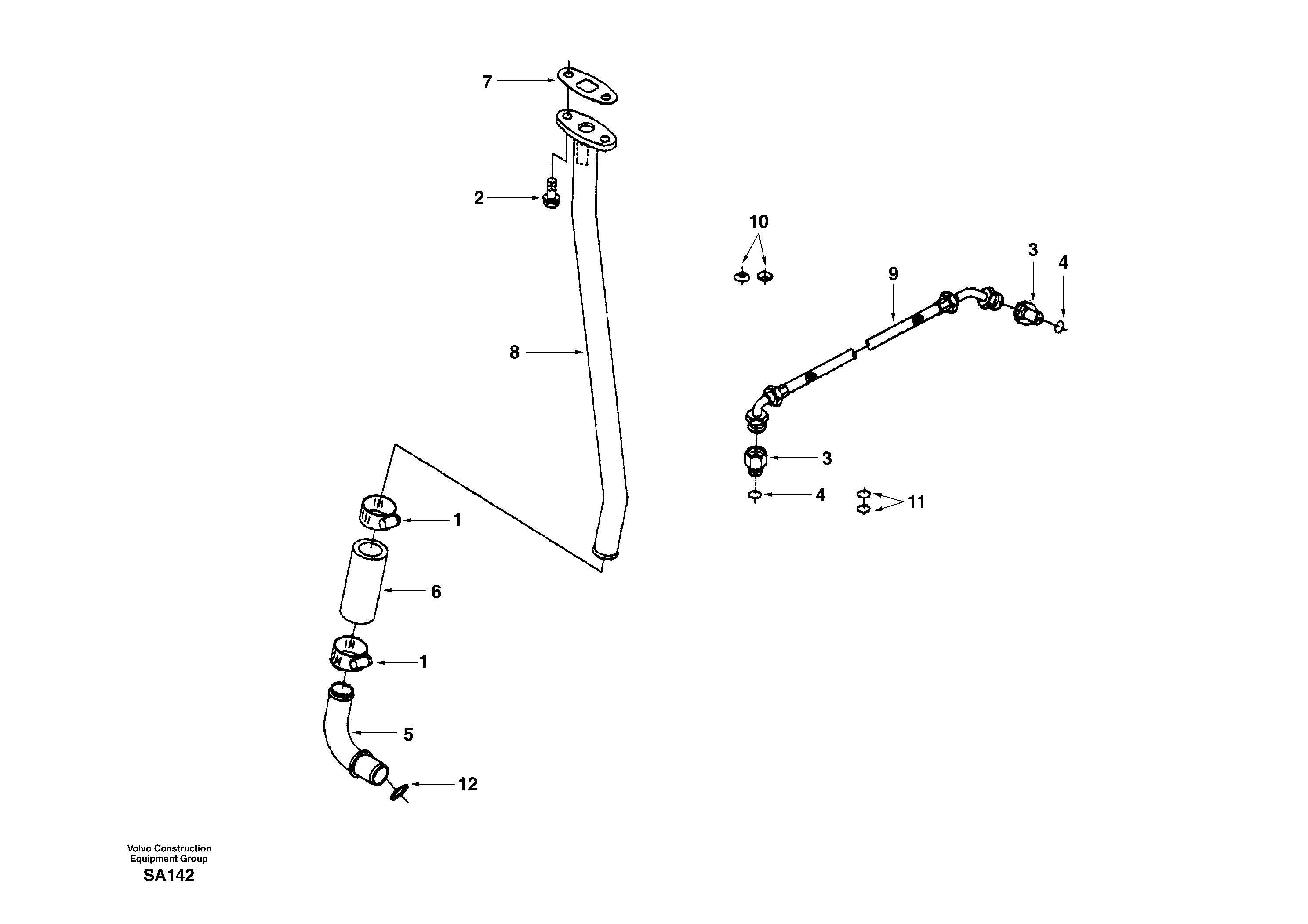Turbocharger, plumbing — volvo parts diagram