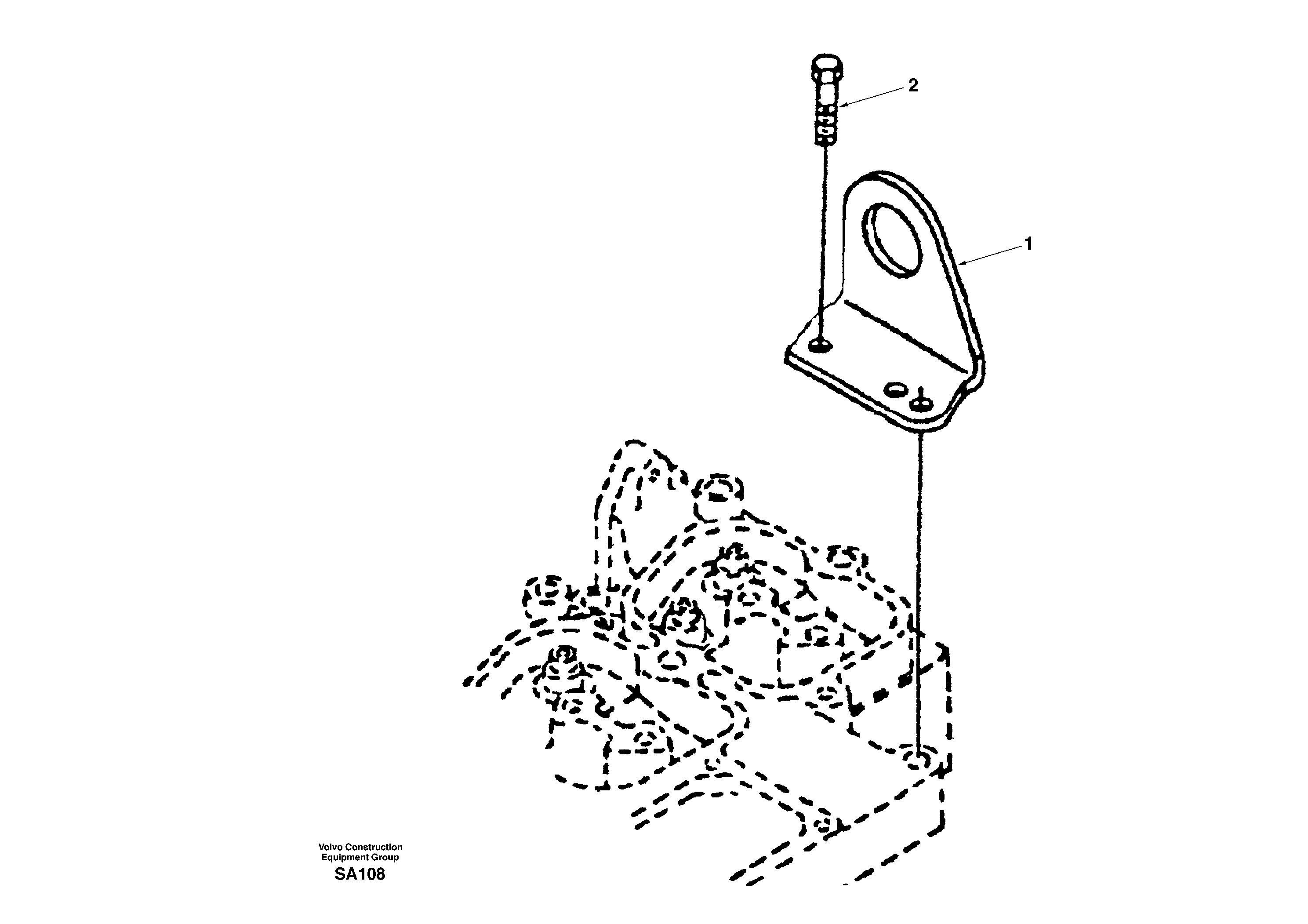 Lifting eye — volvo parts diagram