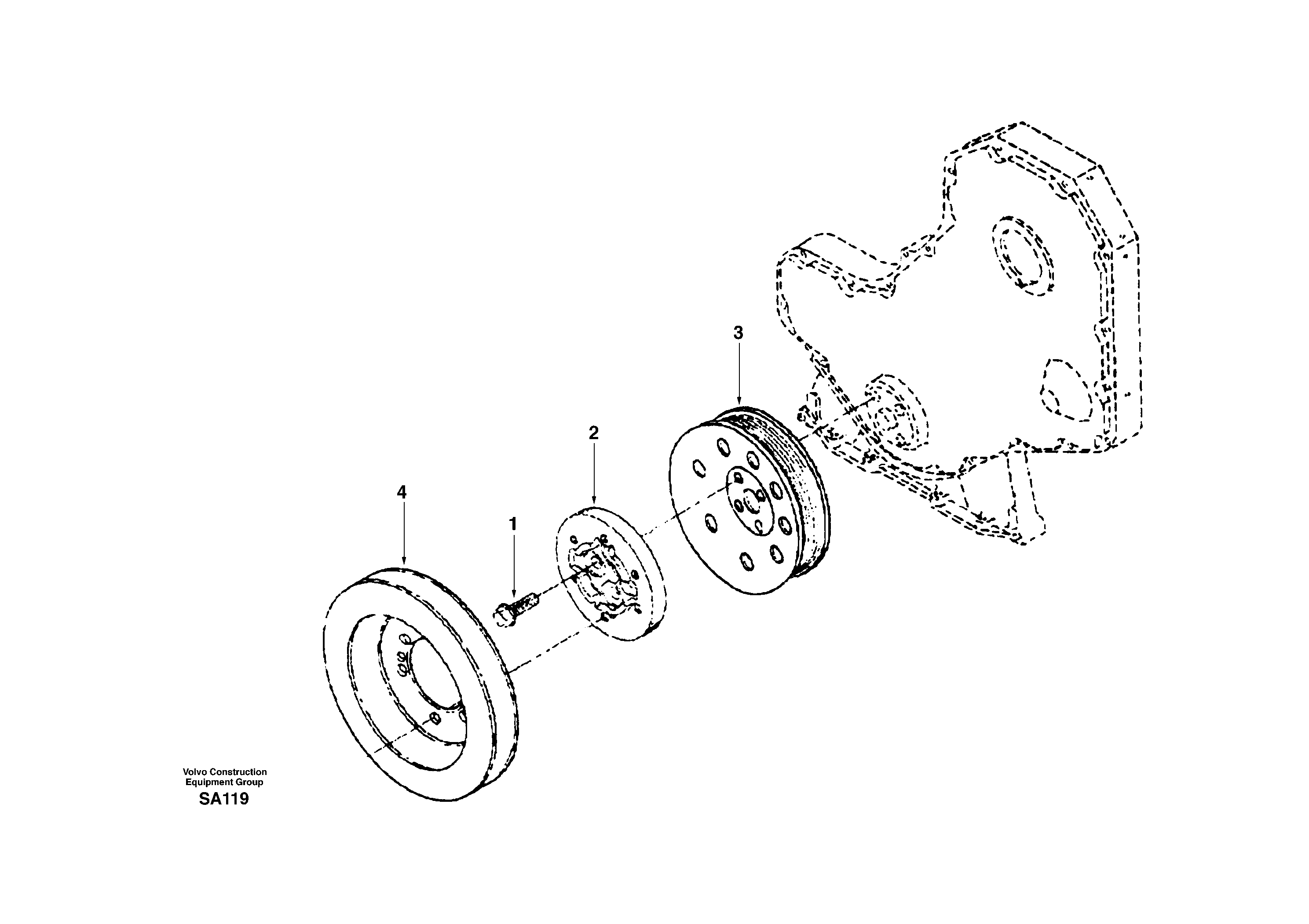 Vibration damper — volvo parts diagram