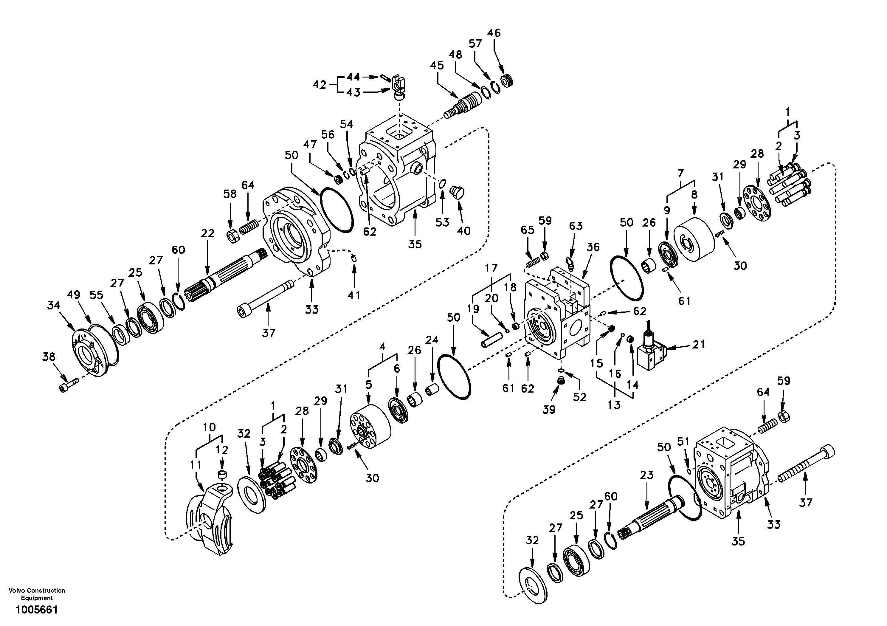 Hydraulic pump — volvo parts diagram
