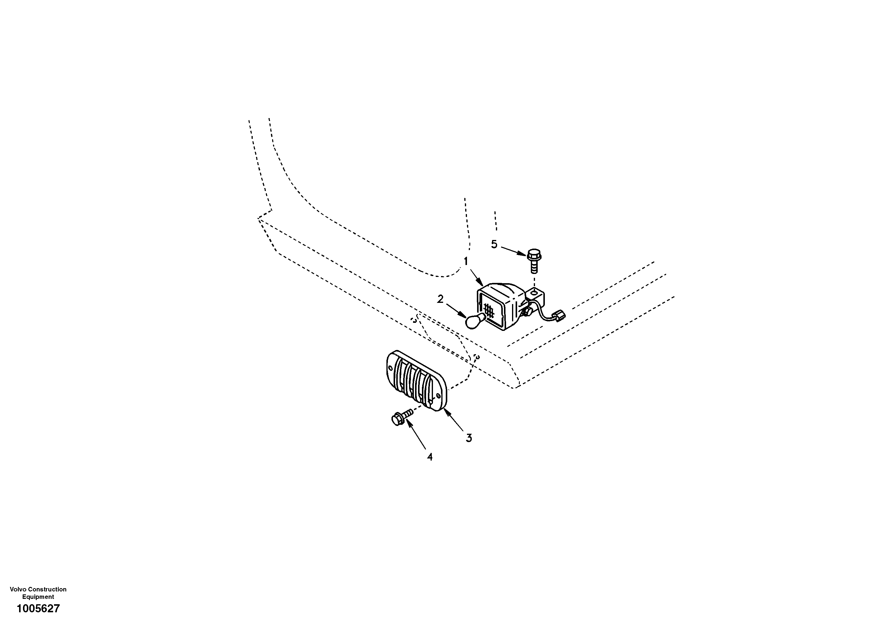 Lighting, front — volvo parts diagram