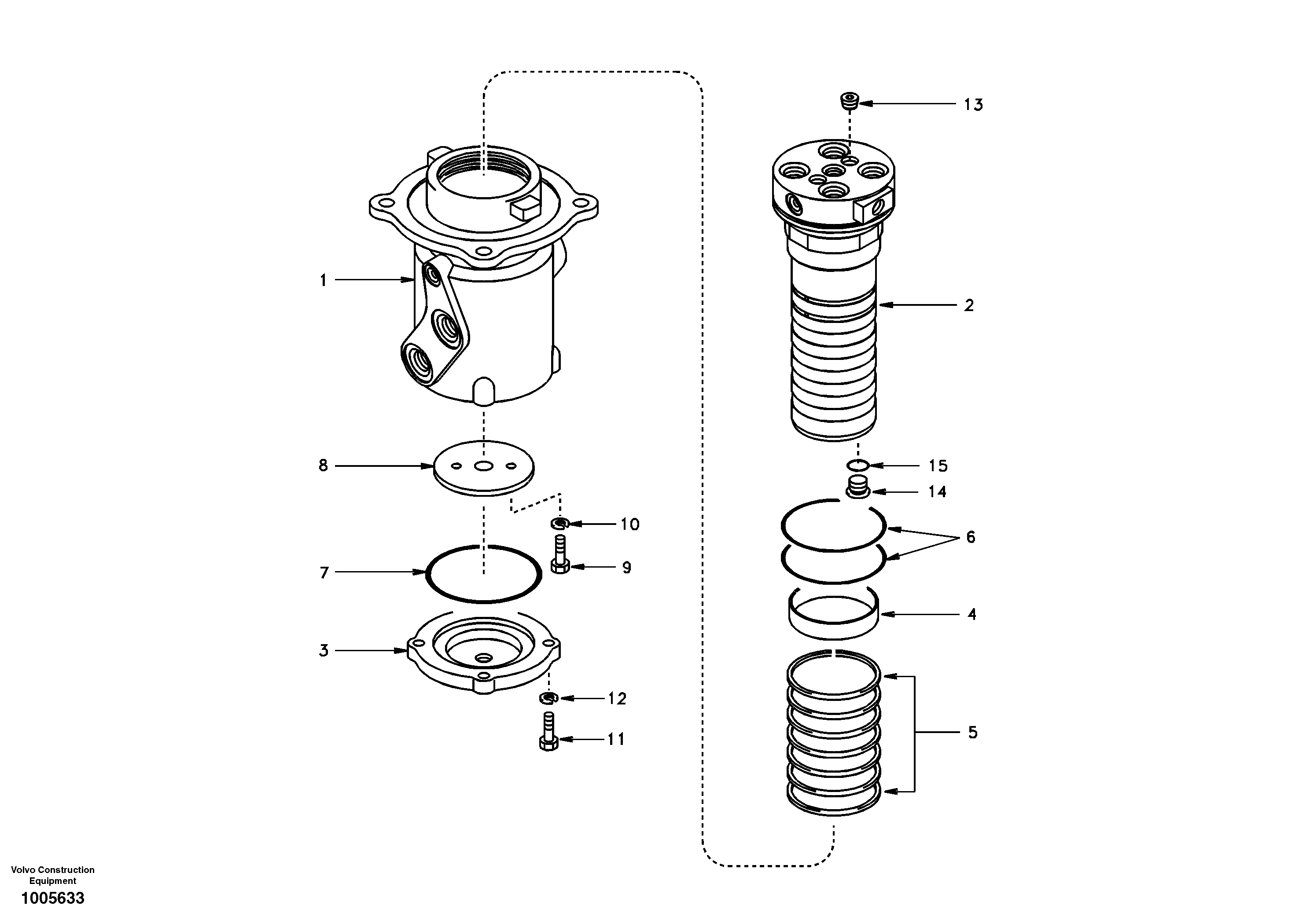 Turning joint — volvo parts diagram
