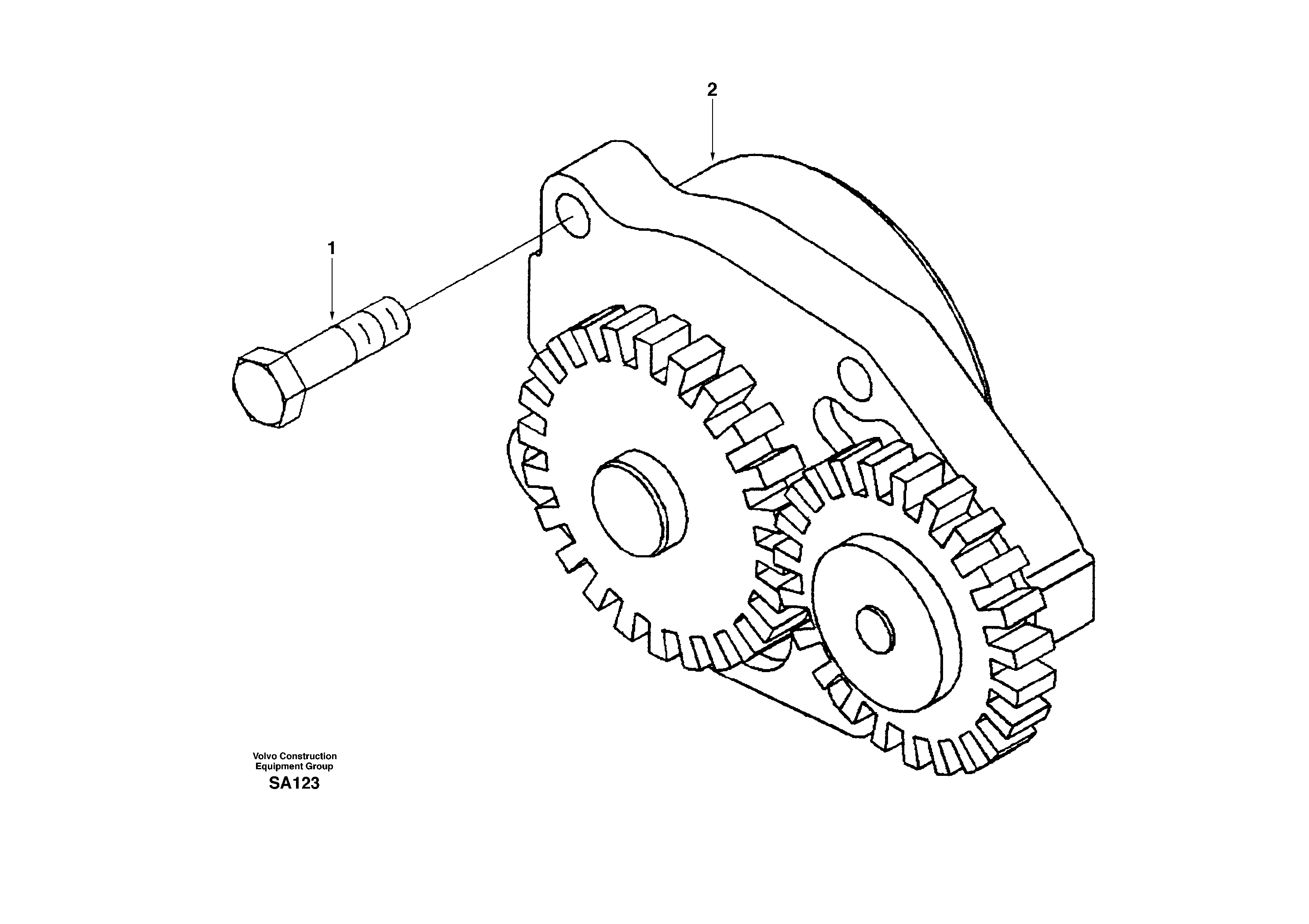 Oil pump — volvo parts diagram