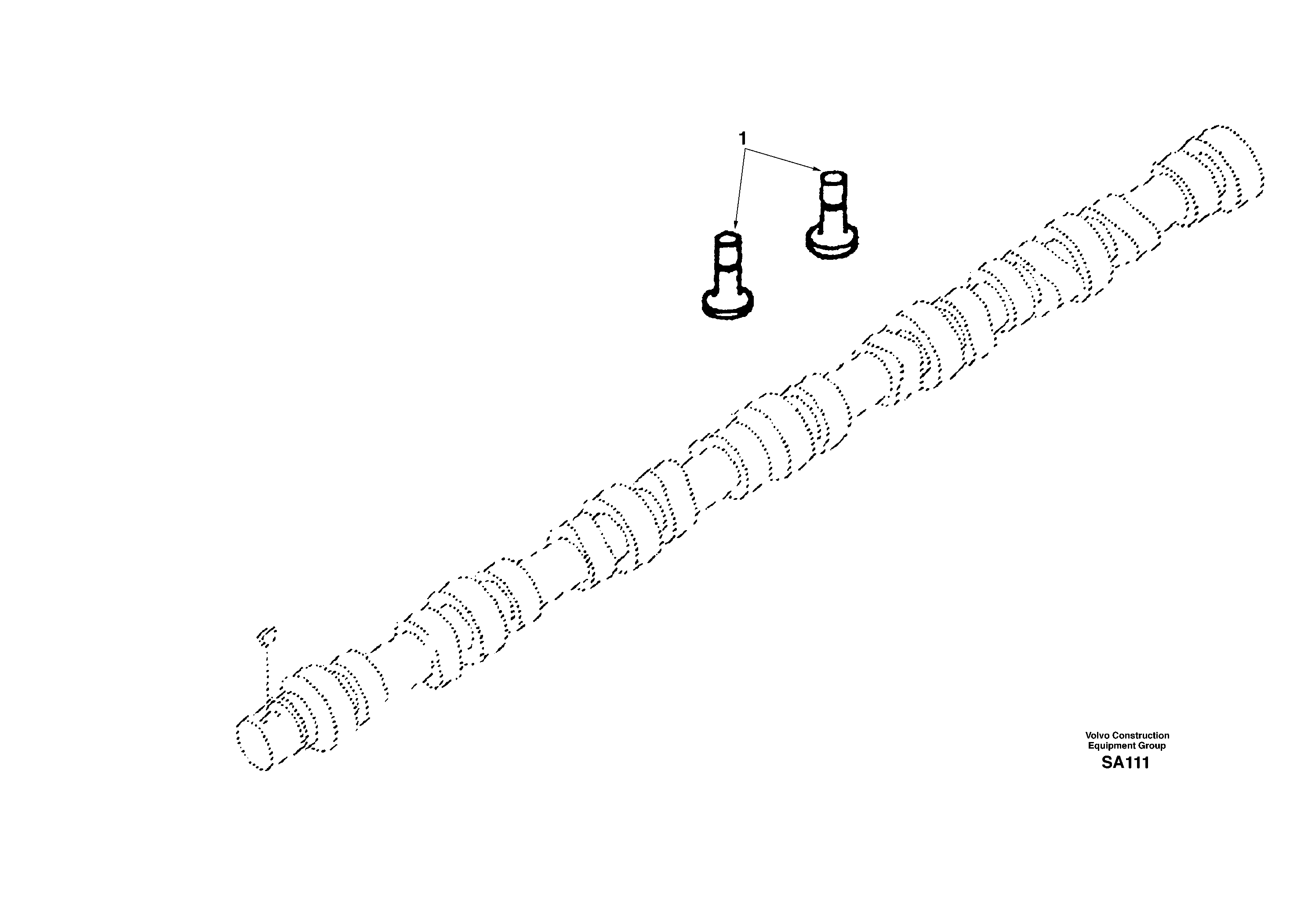 Valve tappet — volvo parts diagram