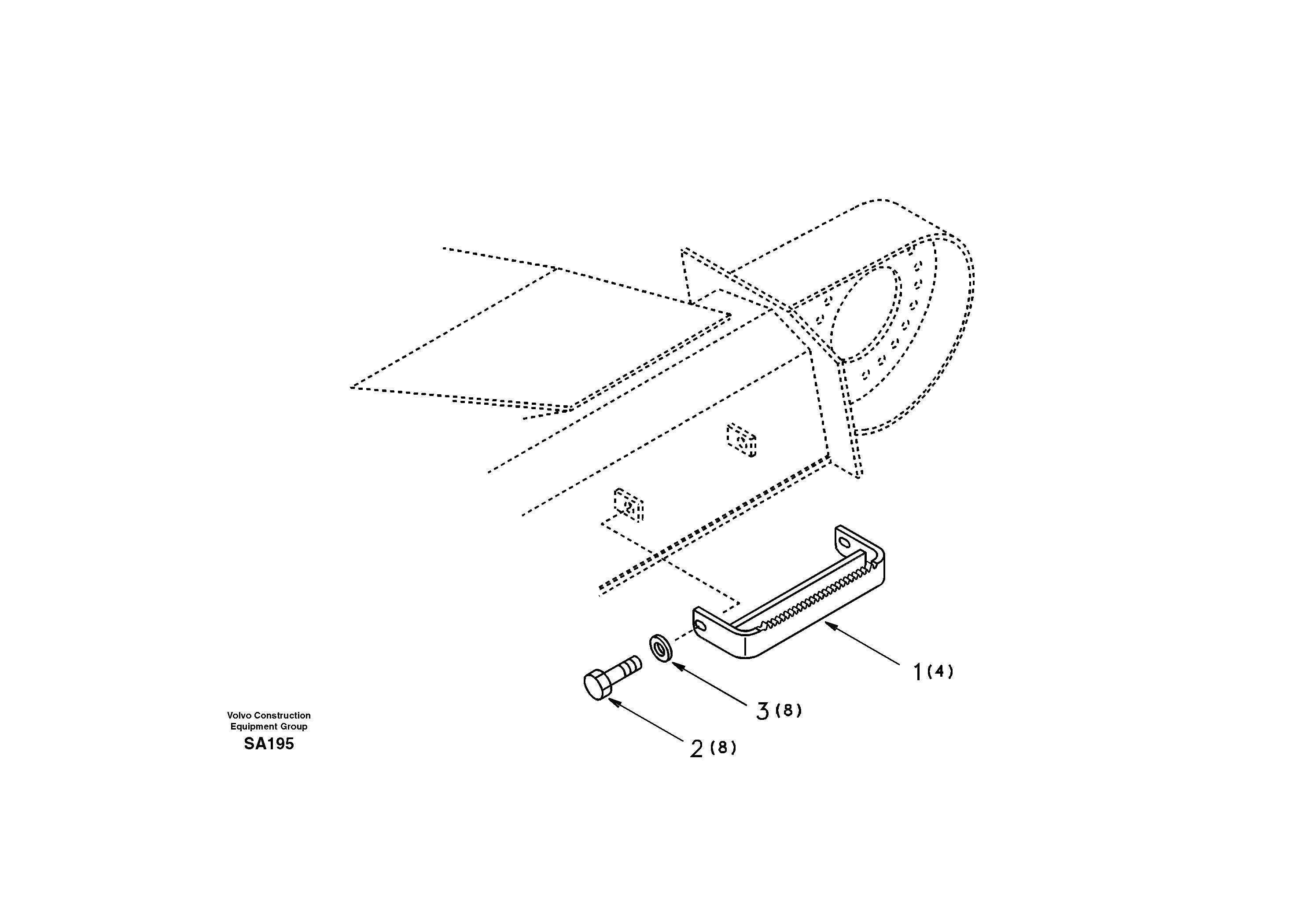 Foot step — volvo parts diagram