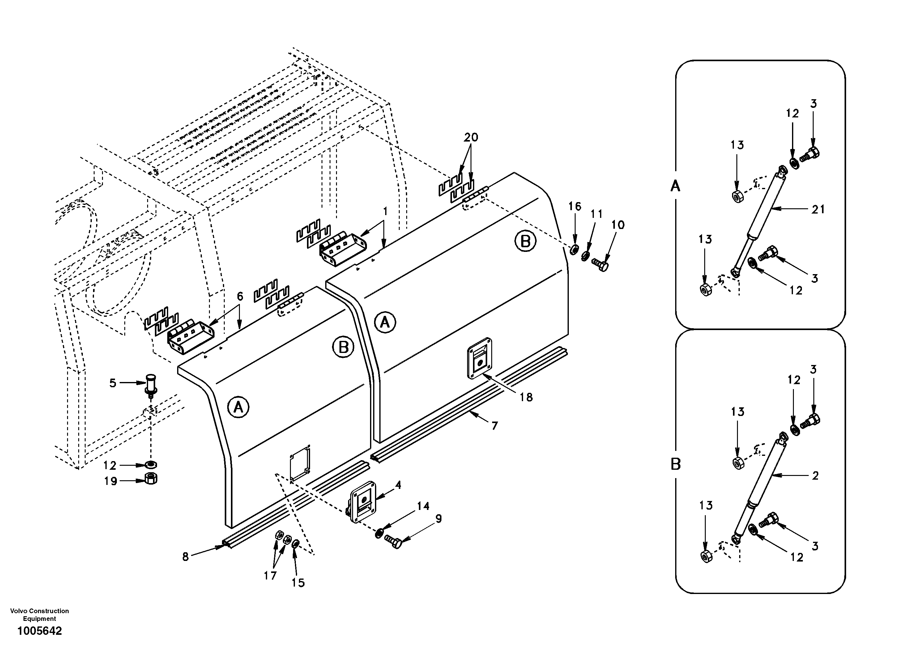 Door, side — volvo parts diagram