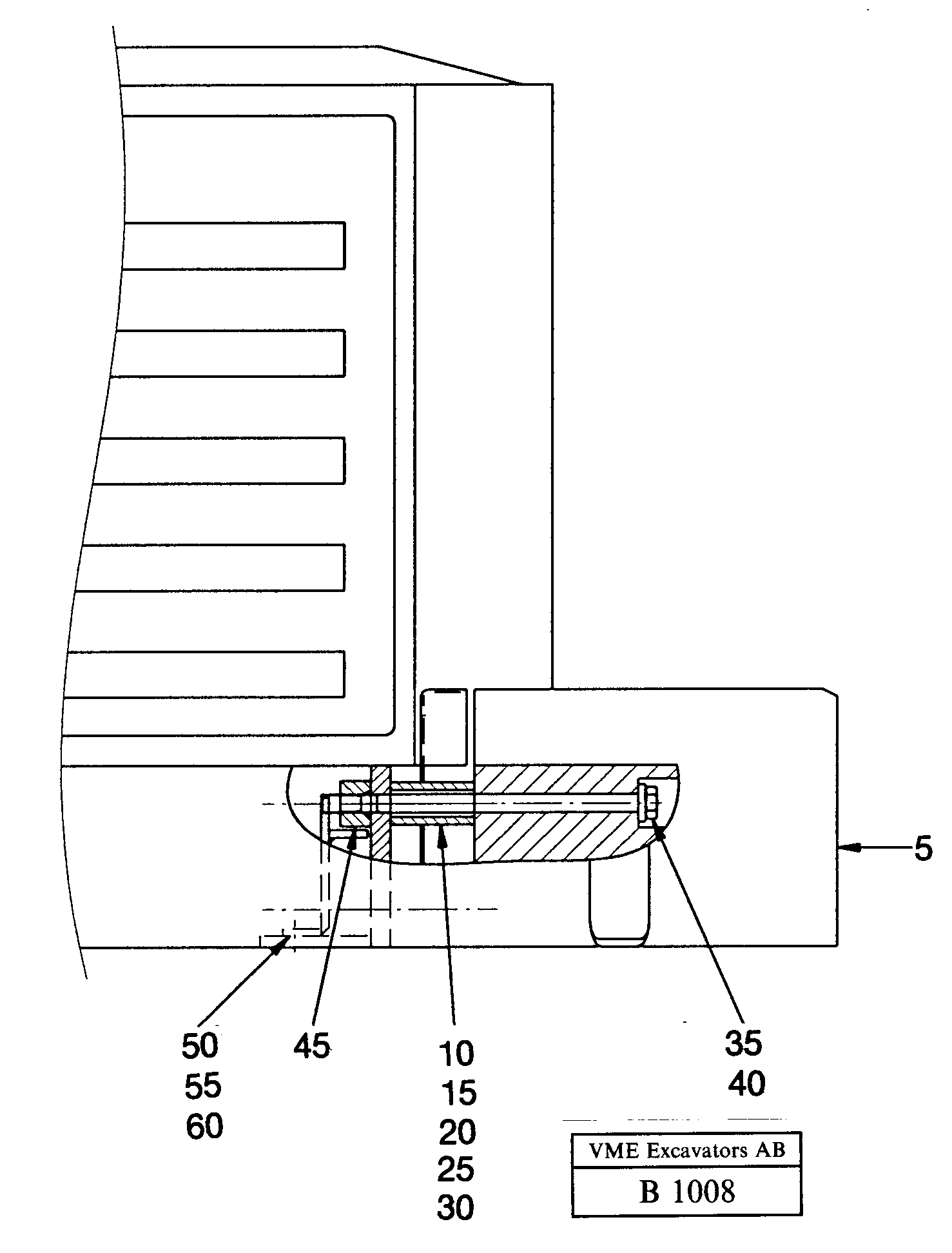 Counter weight 2050kg  14257531 — volvo parts diagram