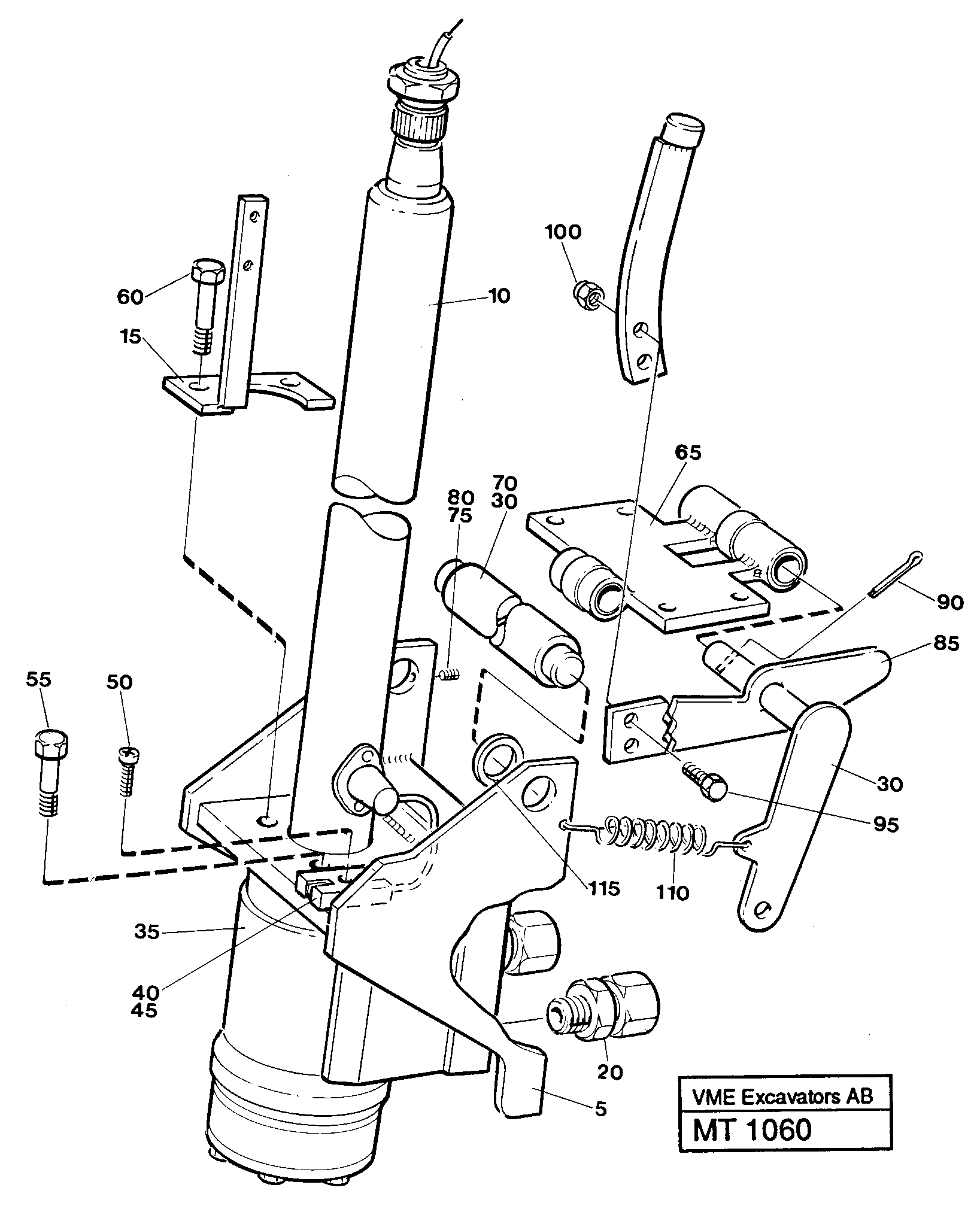 Adjustable steering wheel — volvo parts diagram