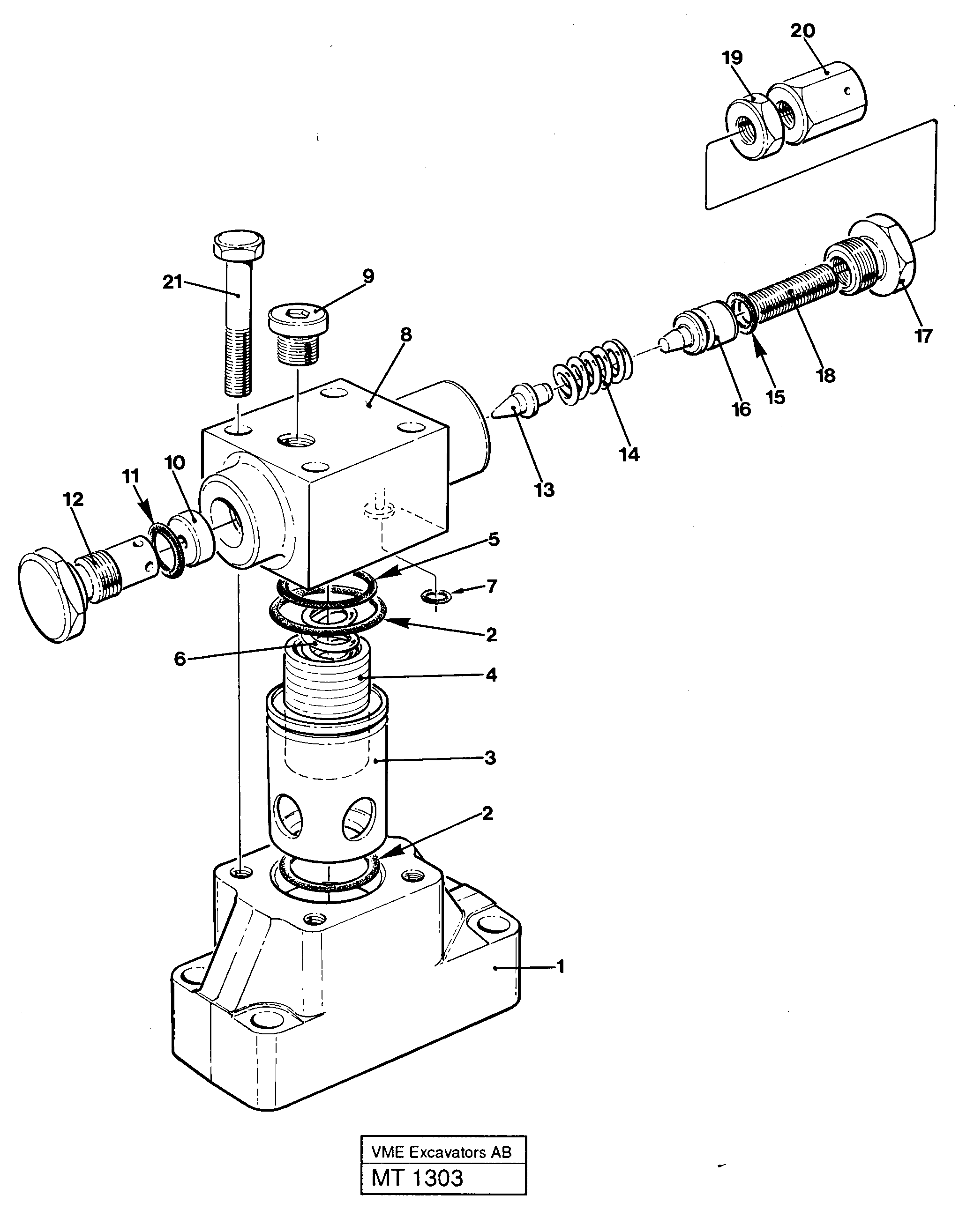 Pressure limiting valve — volvo parts diagram