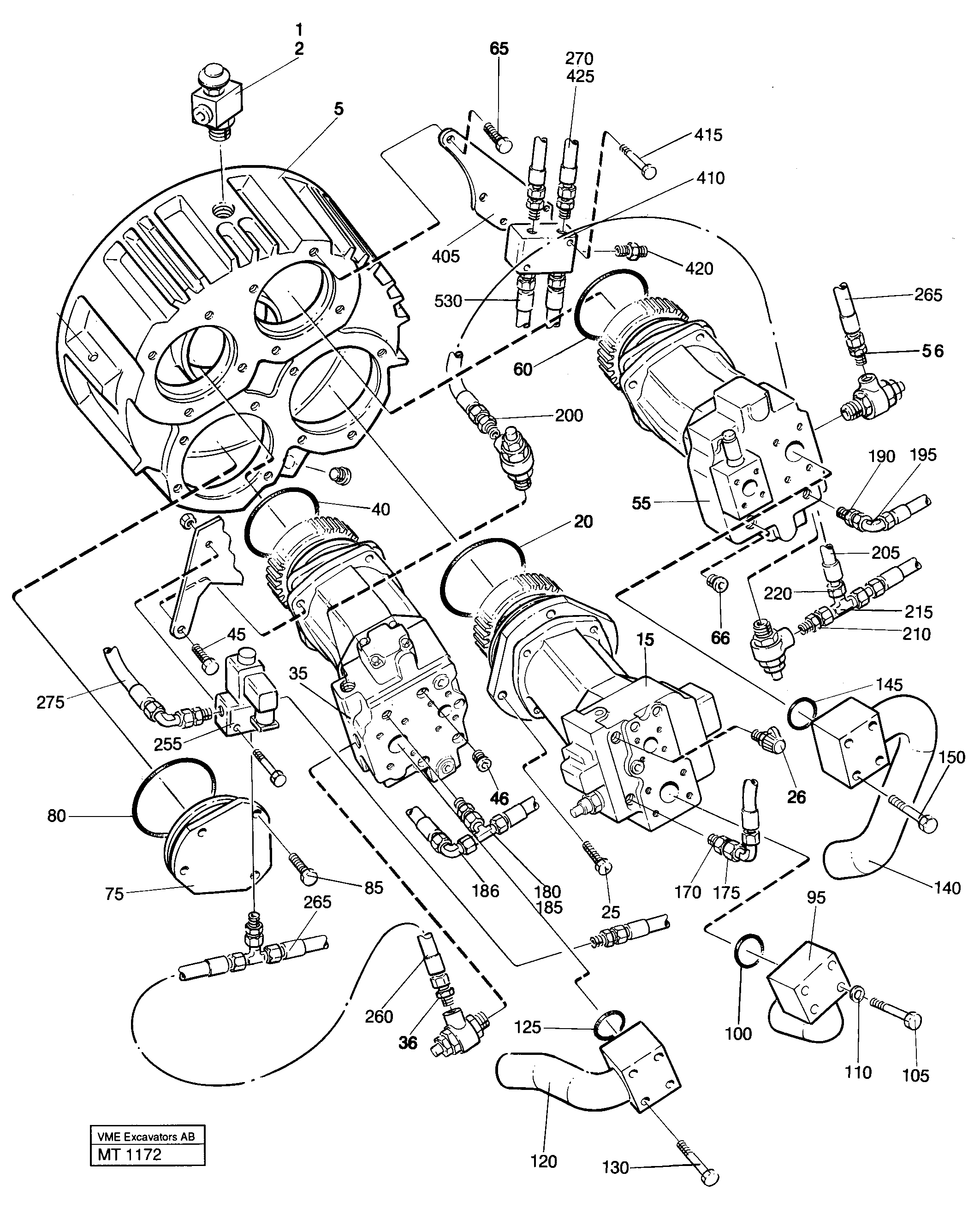Pump installation — volvo parts diagram