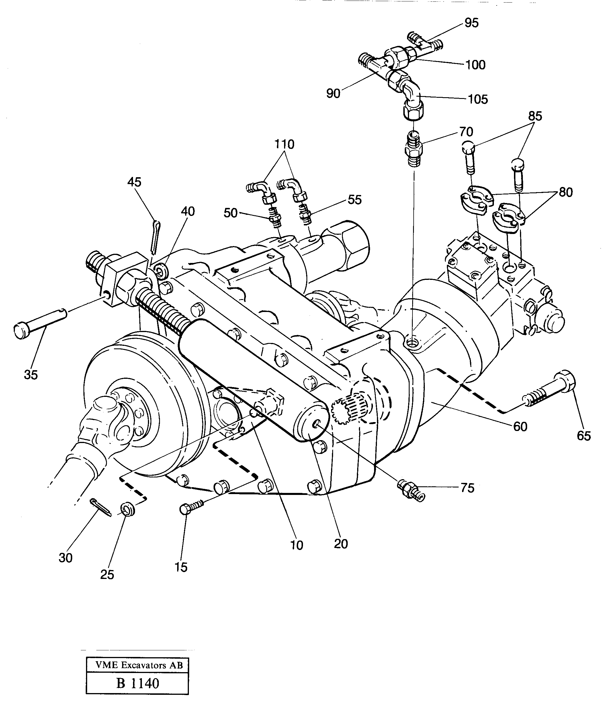 Power unit — volvo parts diagram