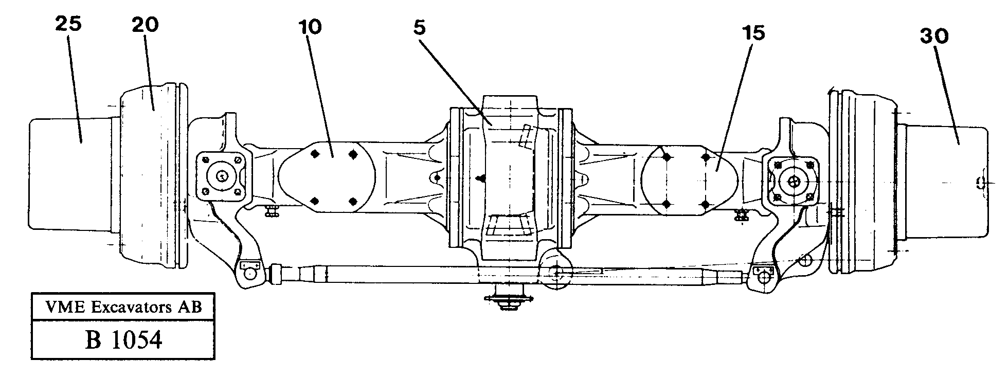 Front shaft, Ak 15 — volvo parts diagram
