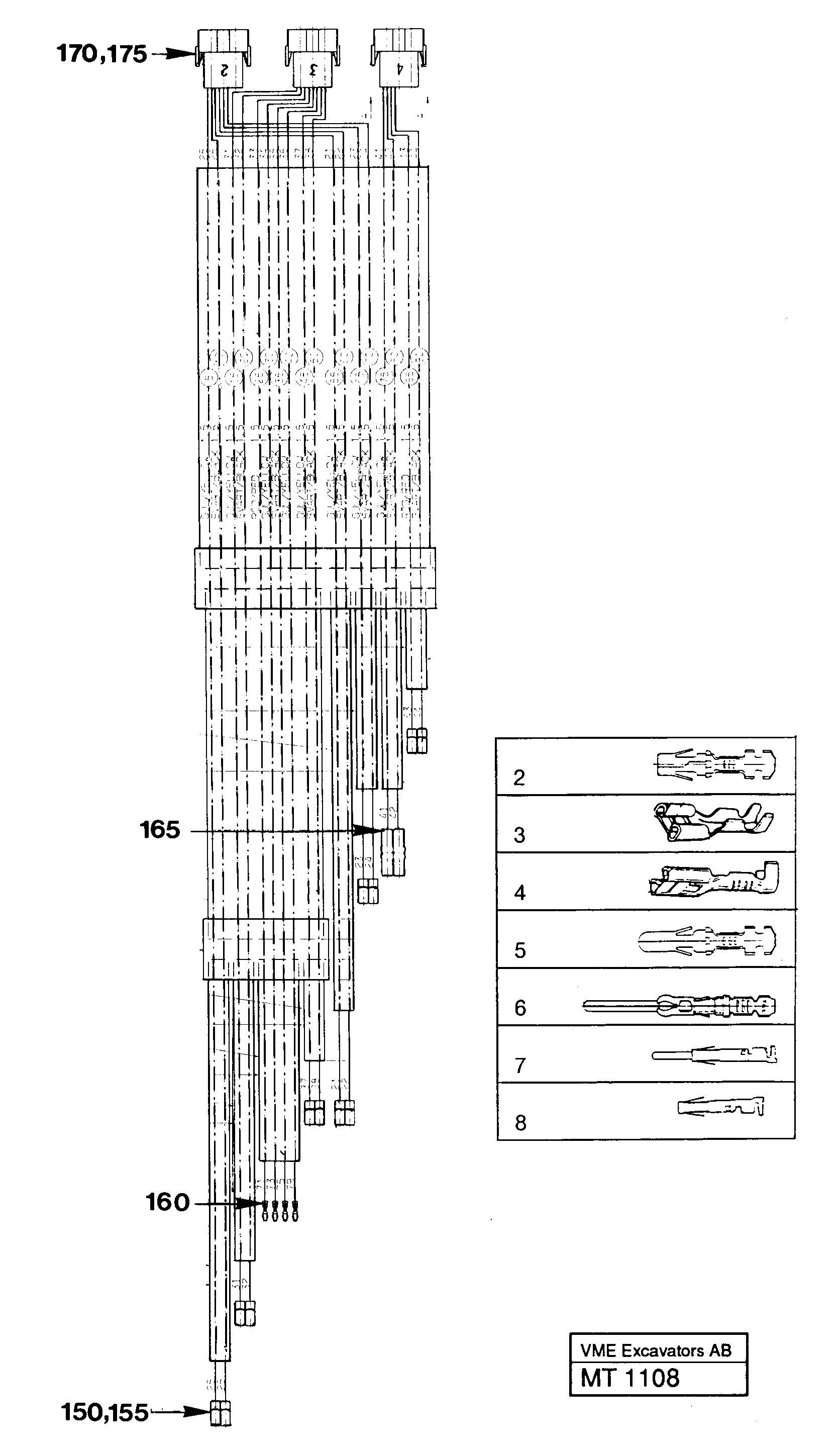 Cable bunch, cab — volvo parts diagram