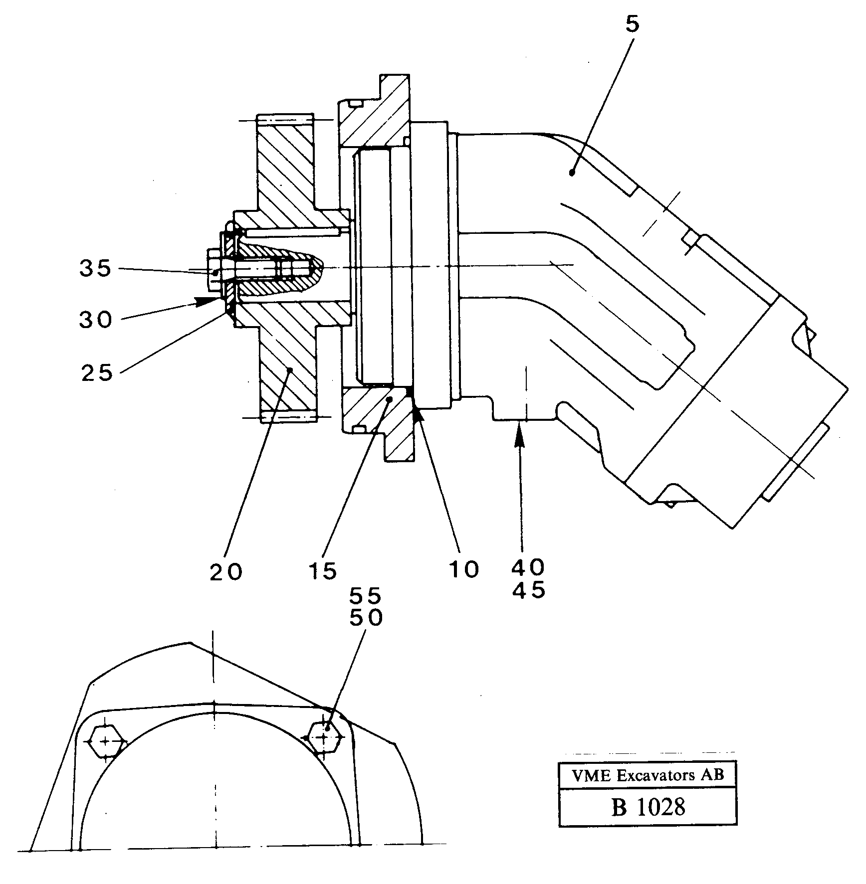 Hydraulic pump P4  14257206 14257213 — volvo parts diagram