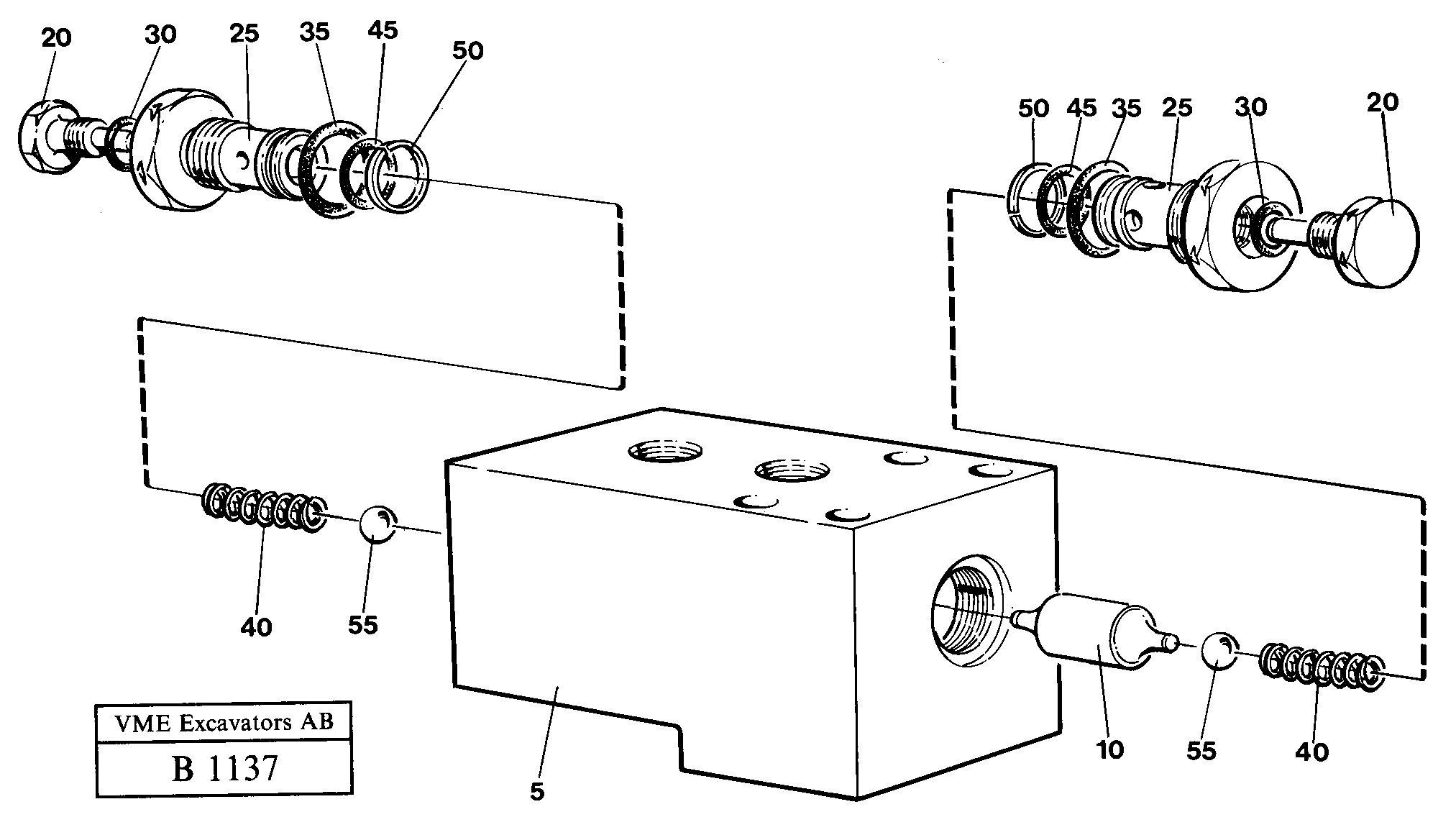 Hydraulic lock outrigger — volvo parts diagram
