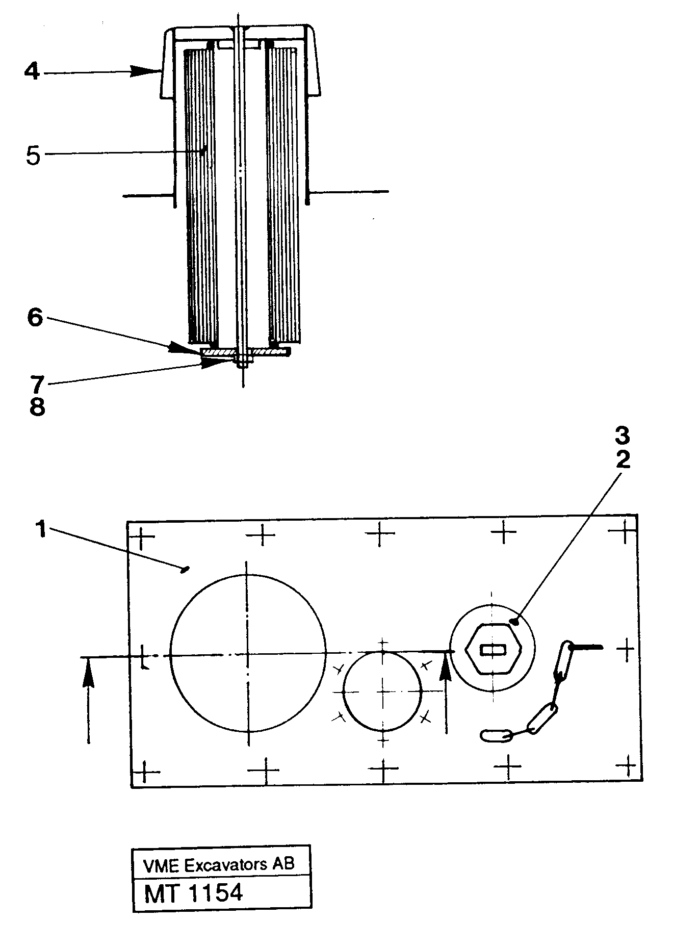 Cover for fuel tank — volvo parts diagram