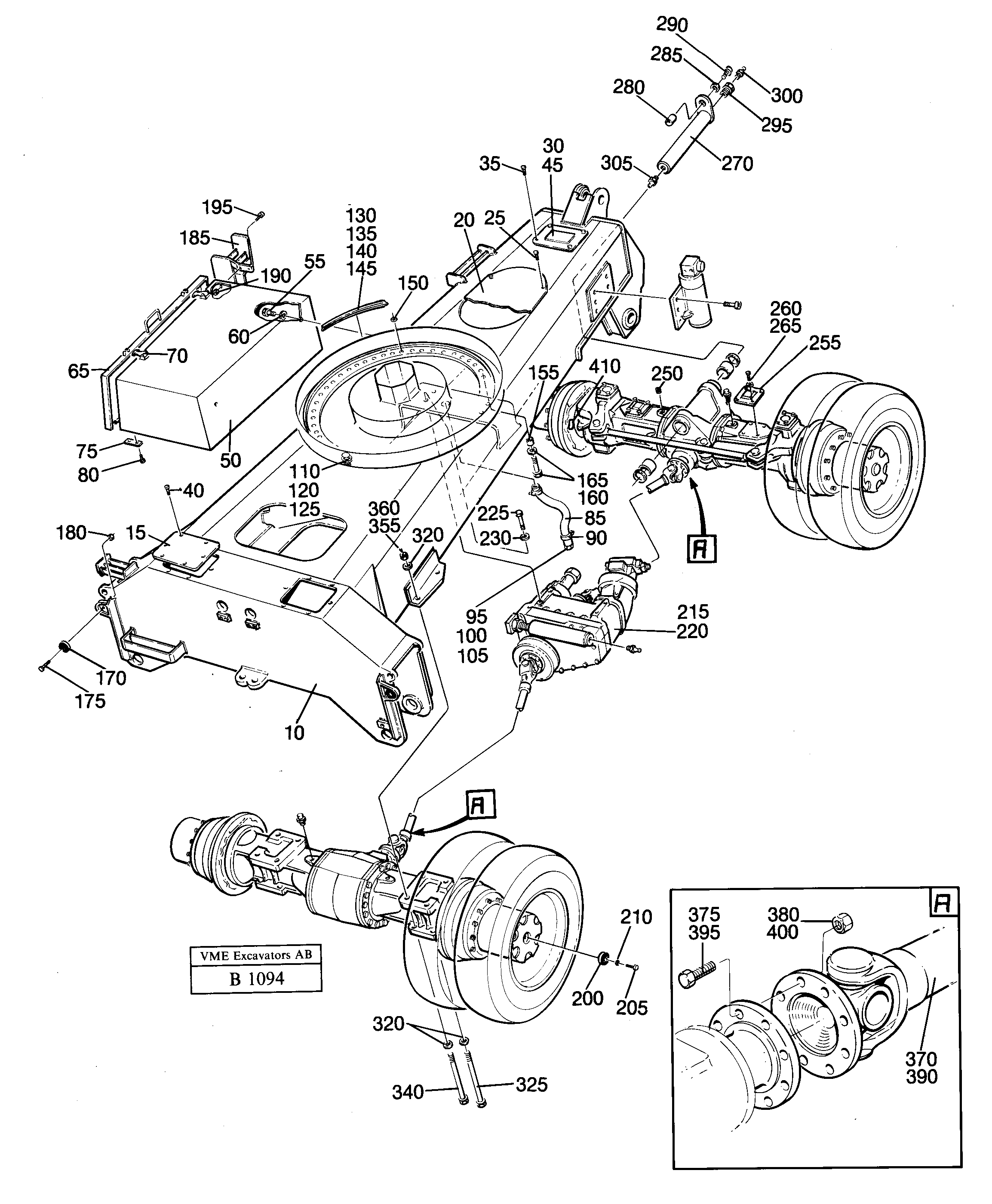 Undercarriage — volvo parts diagram
