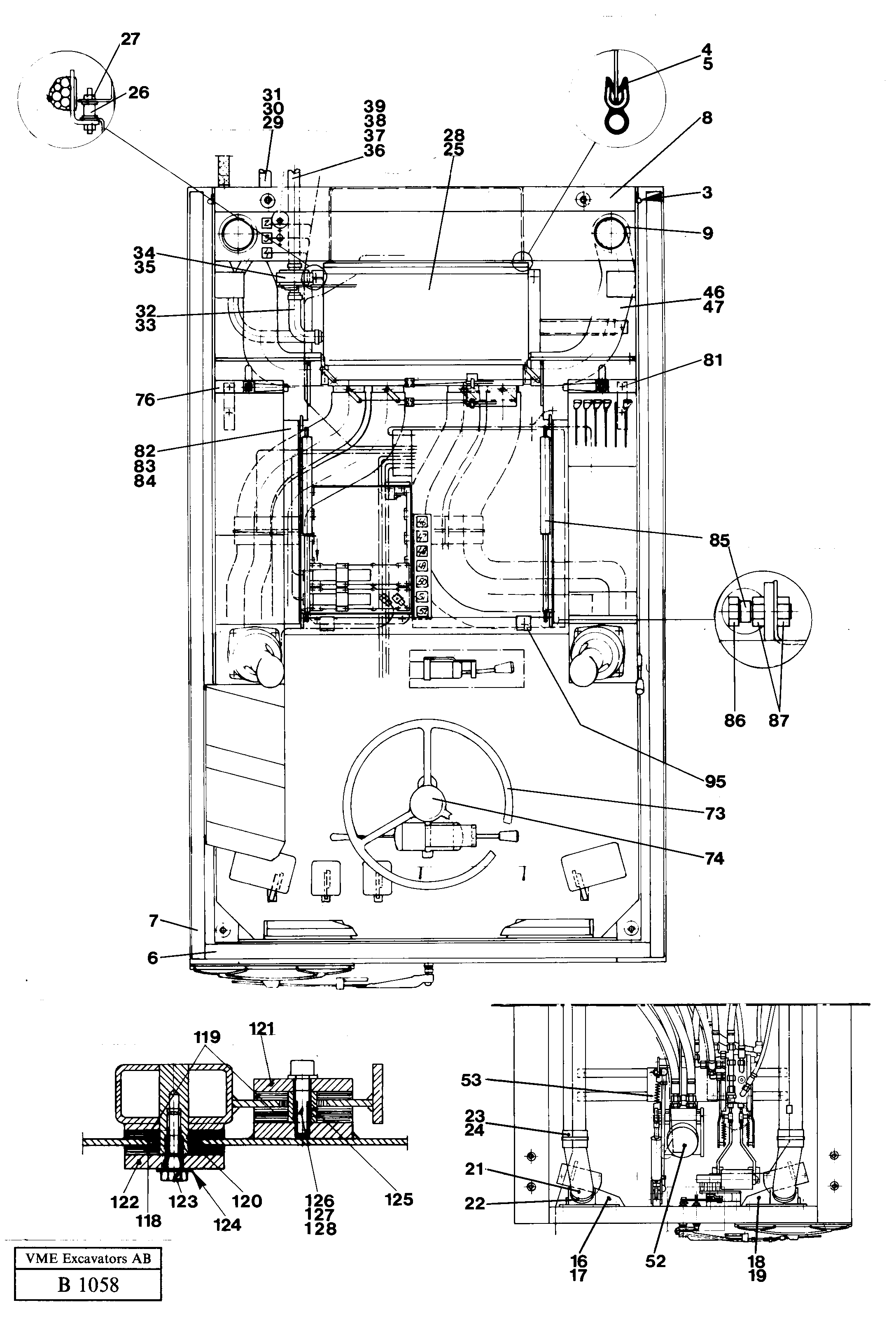 Driver's seat — volvo parts diagram