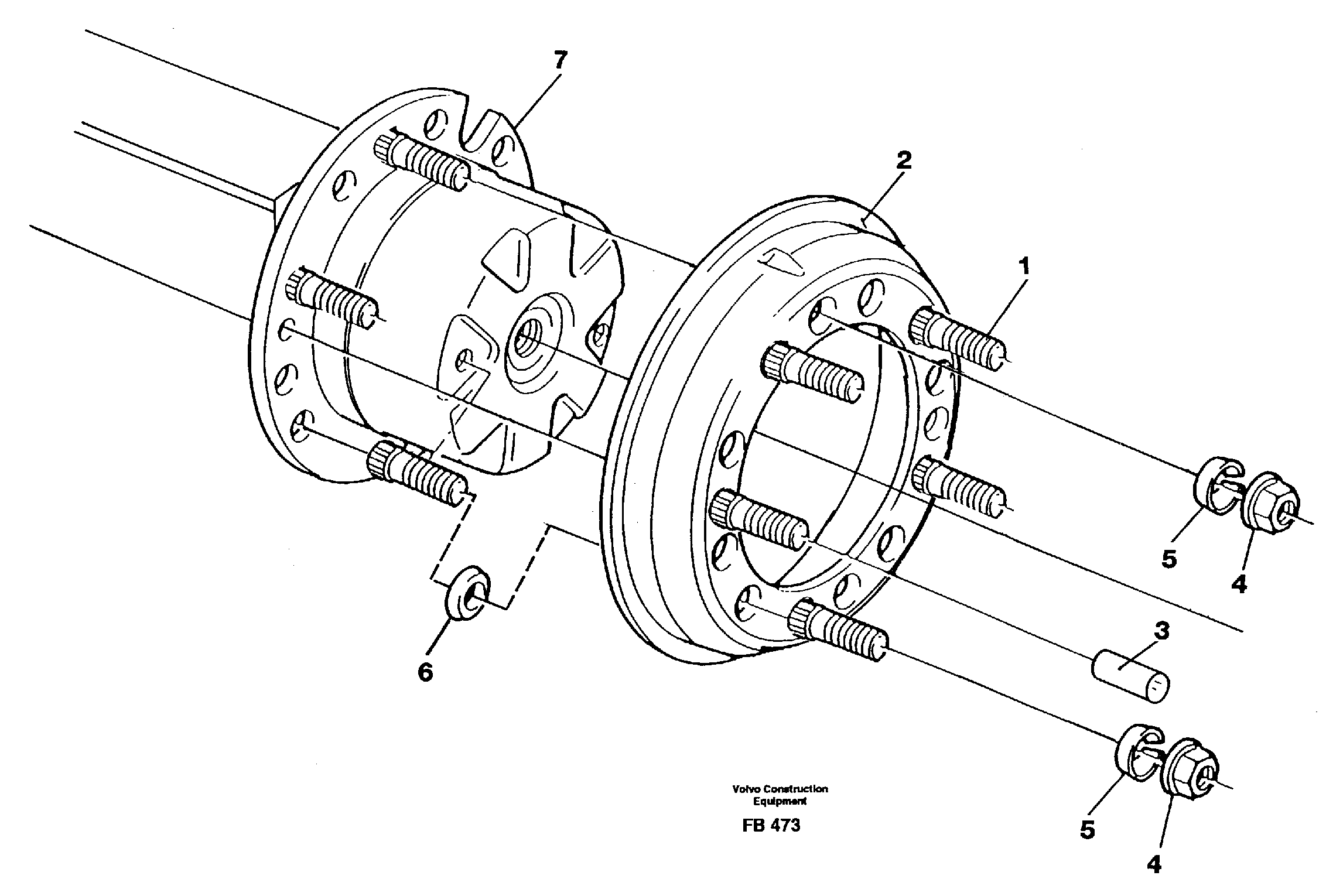Widening ring  14236133 — volvo parts diagram