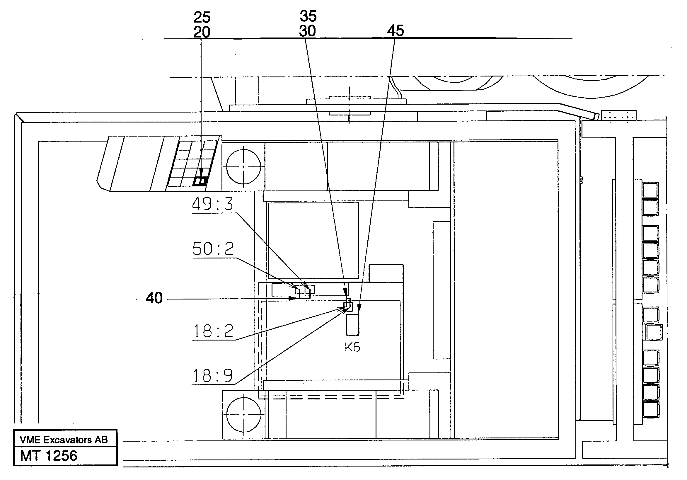 Electric installation for hydraulic hammer  14254302 14254303 — volvo parts diagram