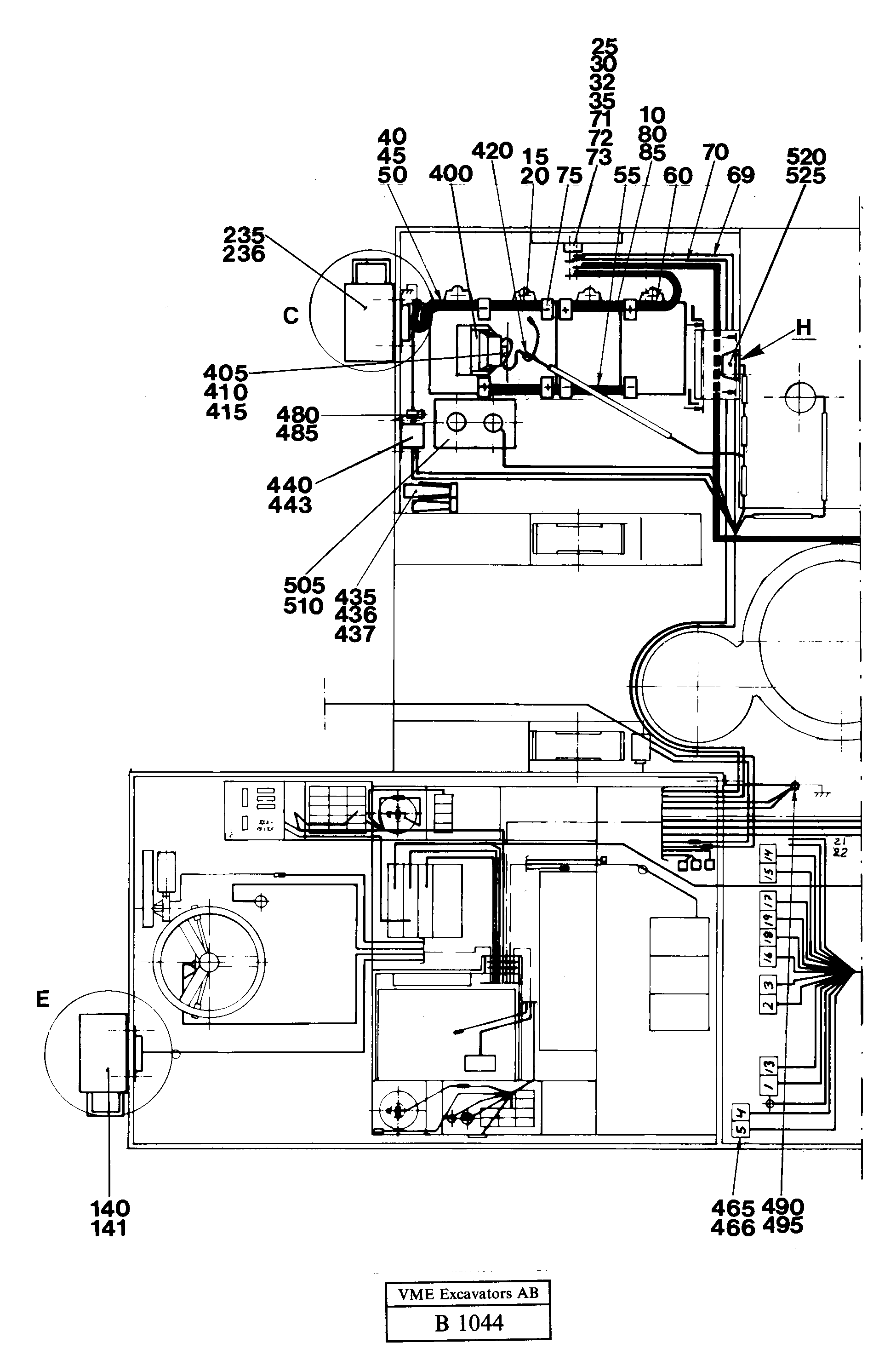 Electric installation — volvo parts diagram