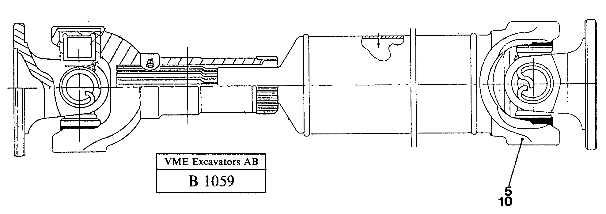 Power shafts — volvo parts diagram