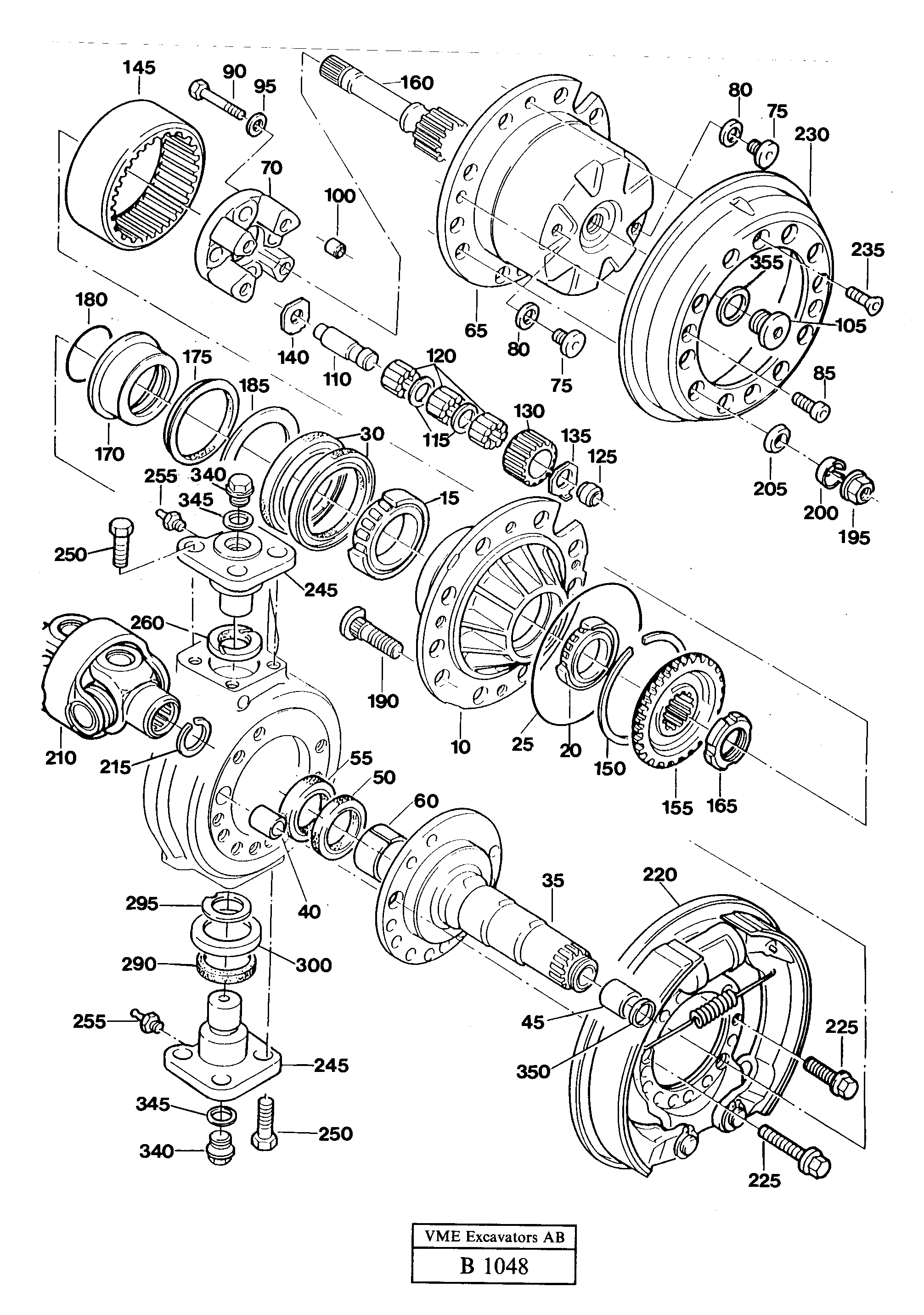 Wheel hub front L.h. Ak 15 — volvo parts diagram