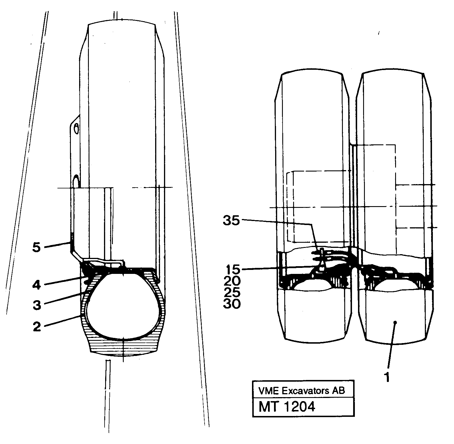 Twin wheels, Nokia  14236415 14256152 14256153 14256156 — volvo parts diagram
