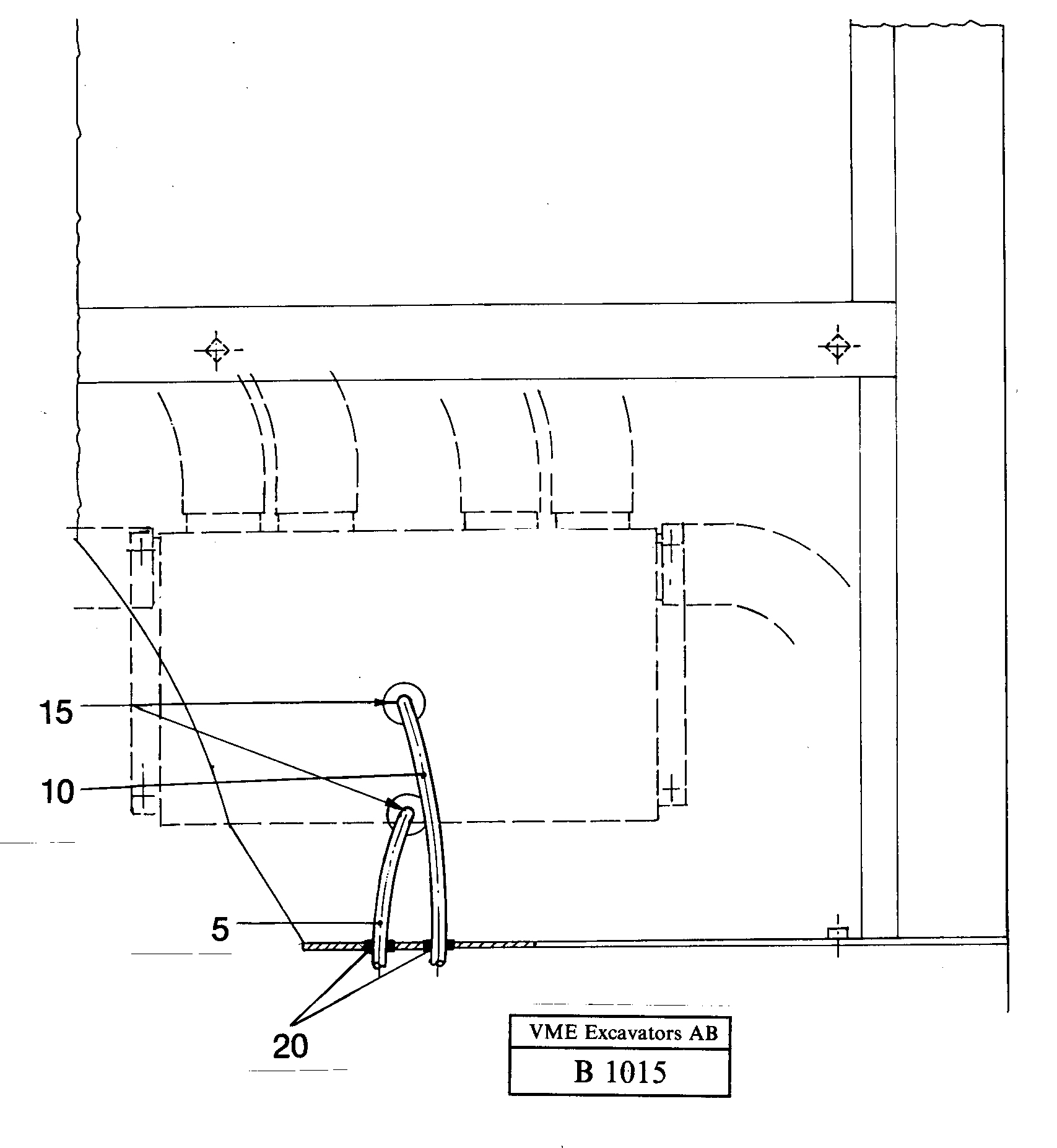 Air condition draining hoses  14256847 — volvo parts diagram