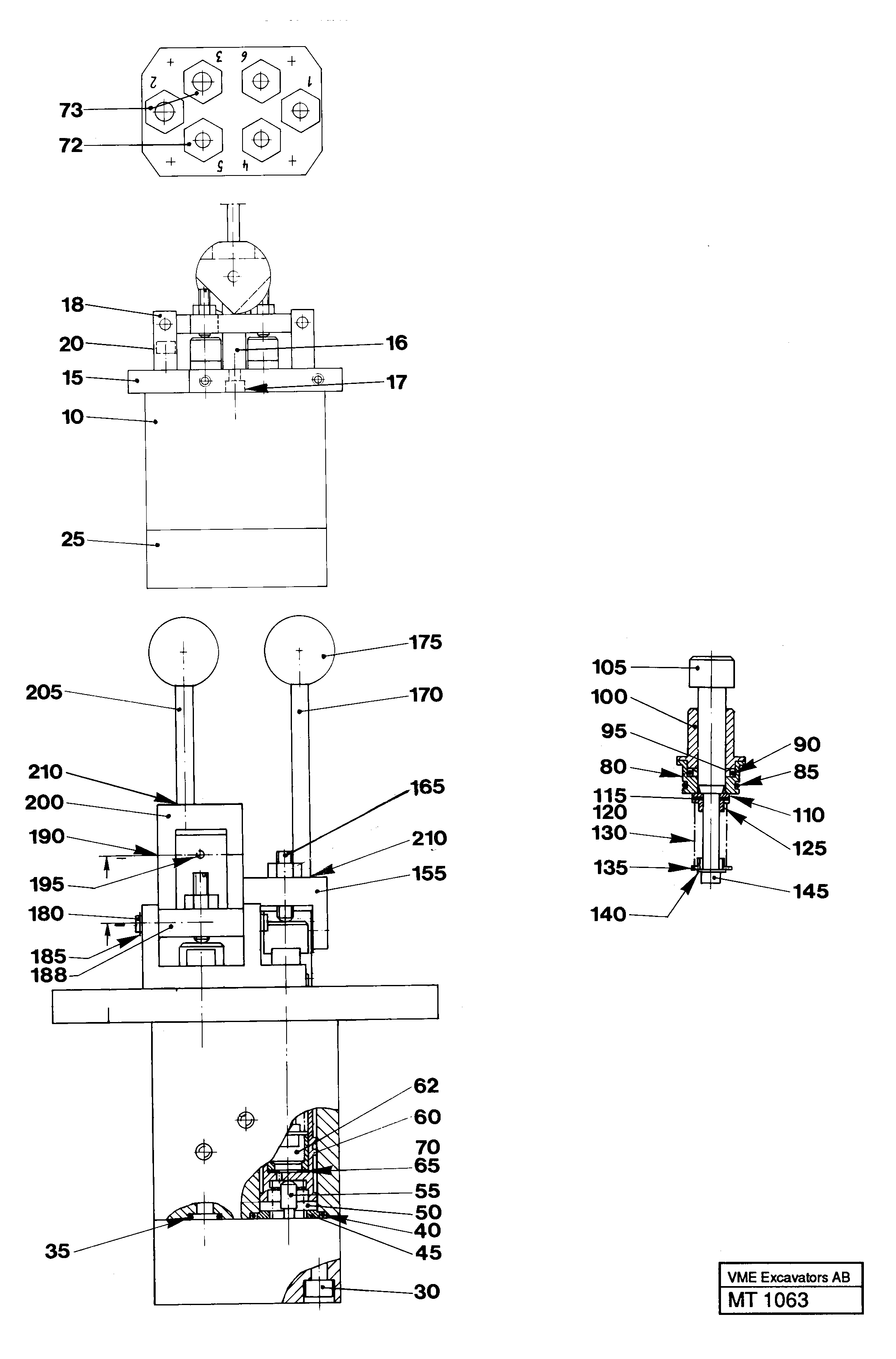 Control pressure valve — volvo parts diagram