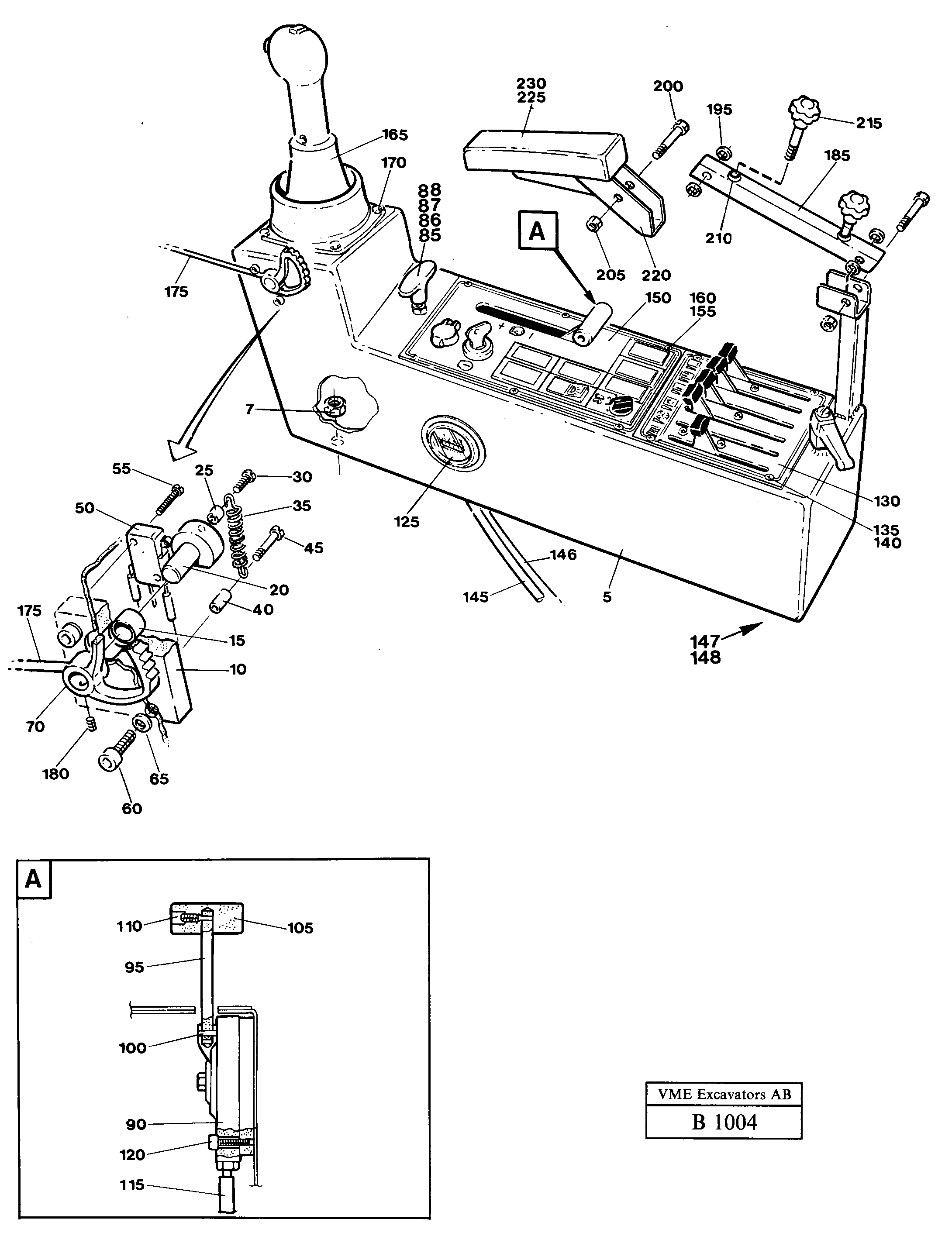 Side panel, Lh — volvo parts diagram