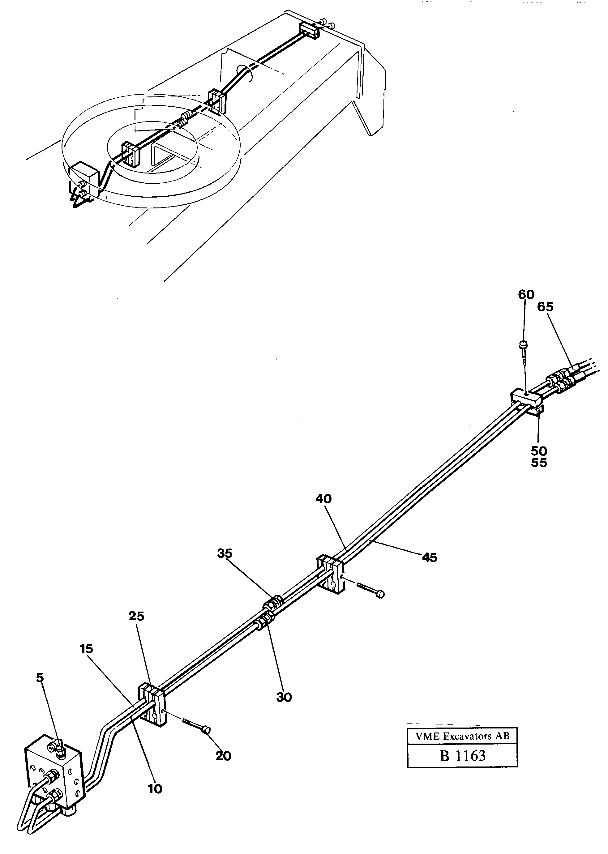 Dozer blade equipment interior — volvo parts diagram