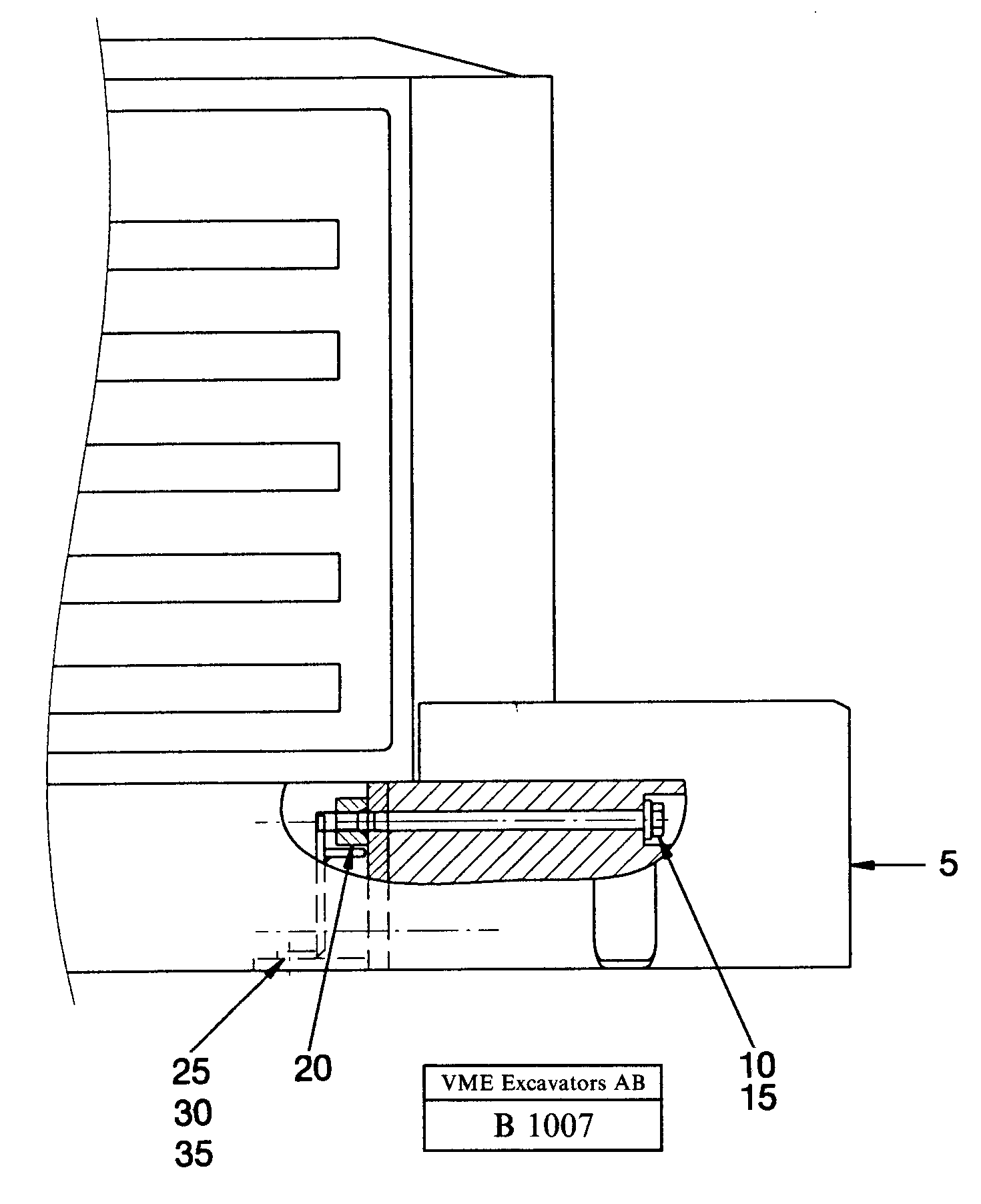 Counter weight 2630kg  14257534 — volvo parts diagram