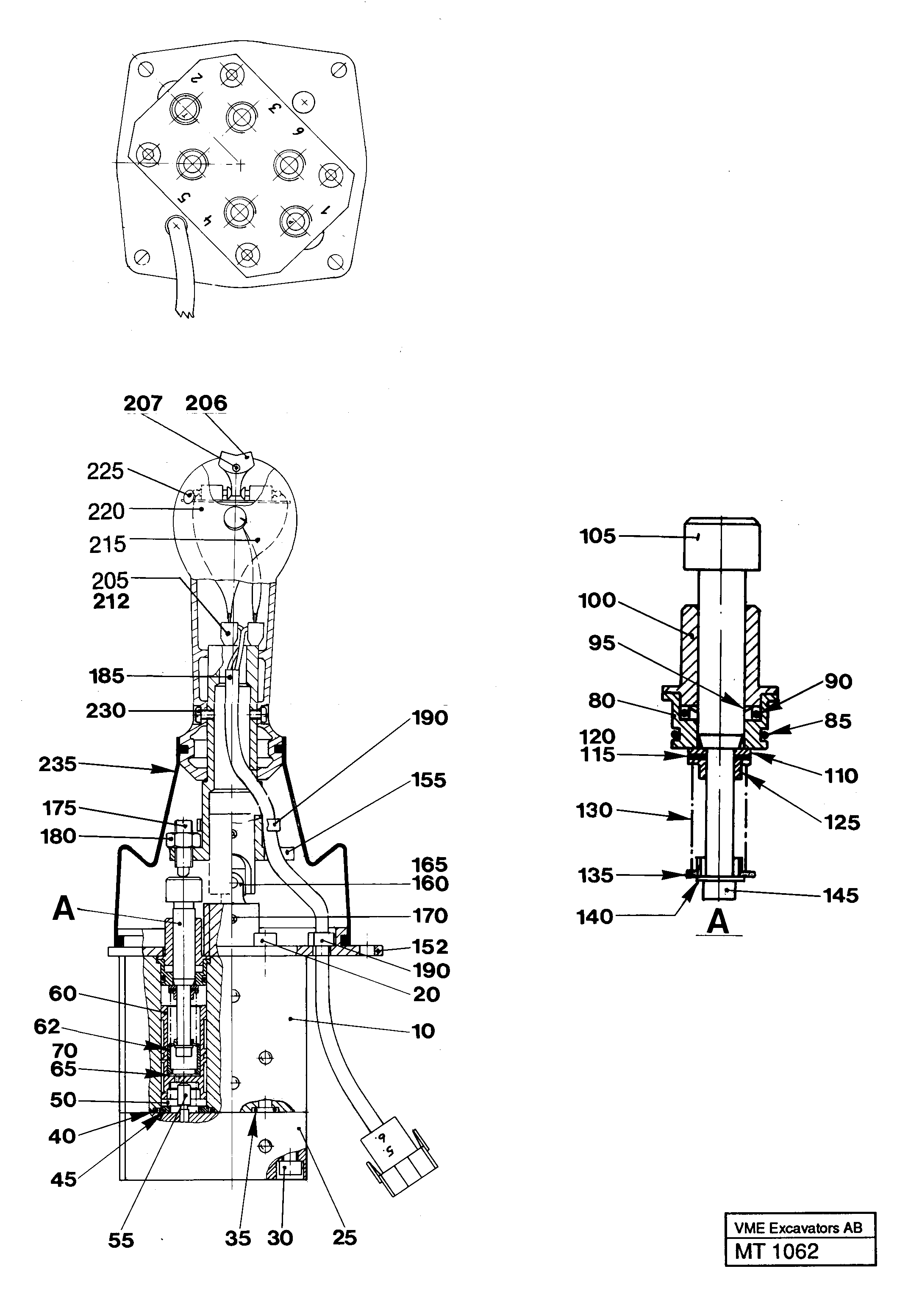 Control pressure valve — volvo parts diagram