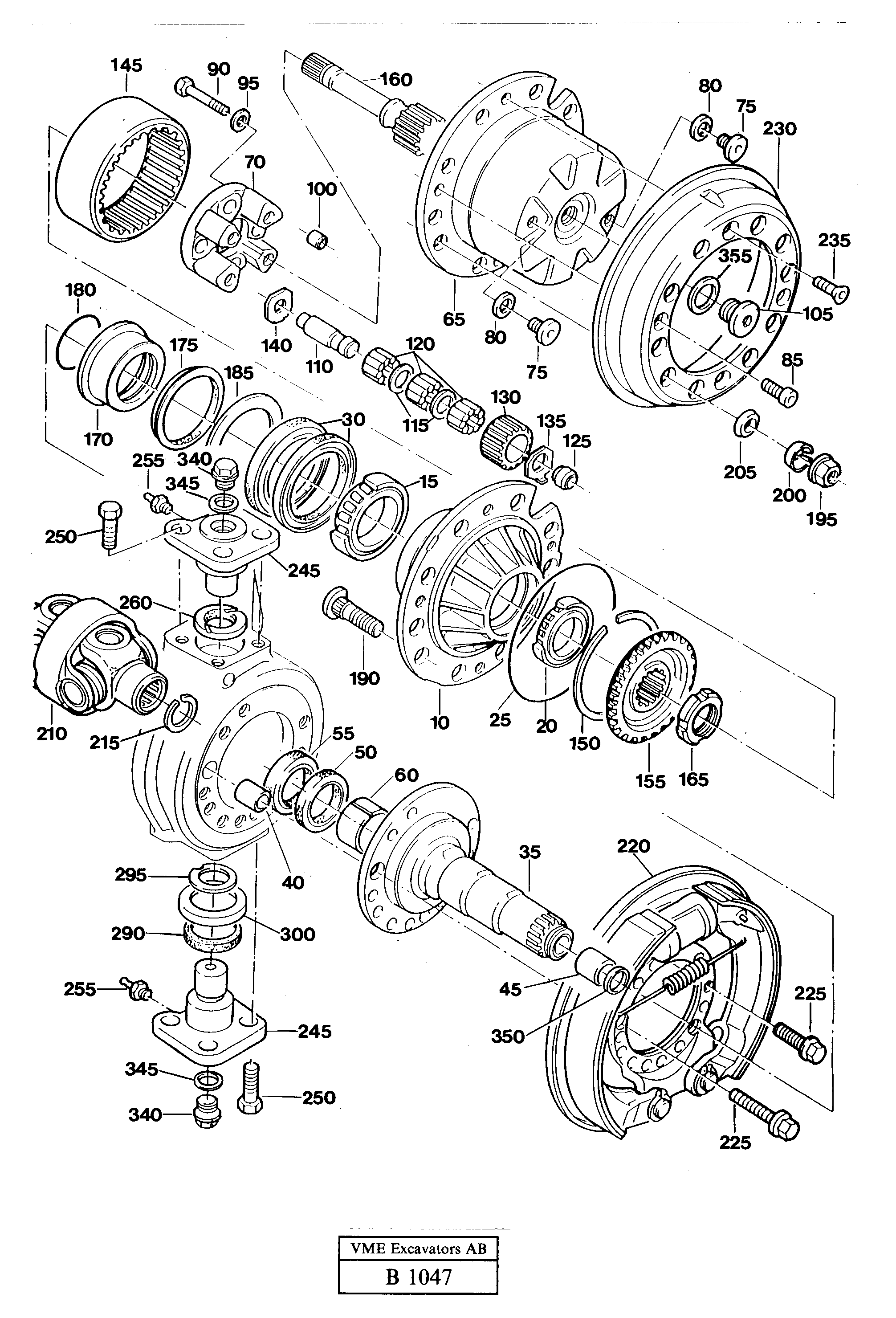 Wheel hub front R.h. Ak 15 — volvo parts diagram