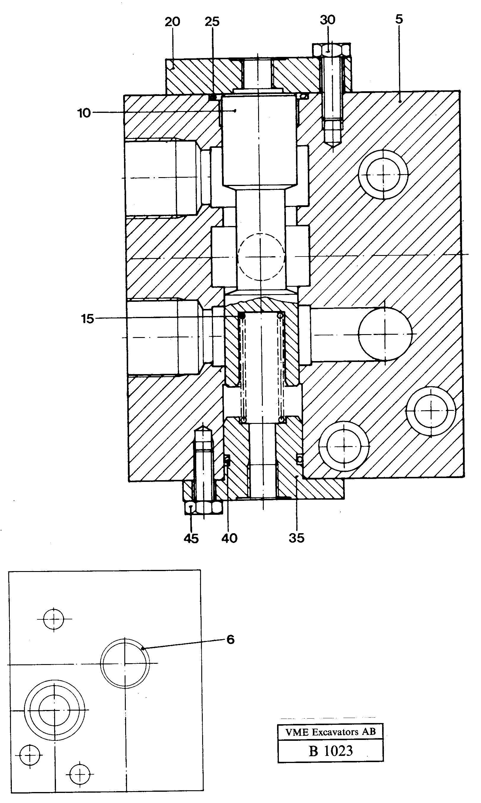 Connection valve P2 - P3 — volvo parts diagram
