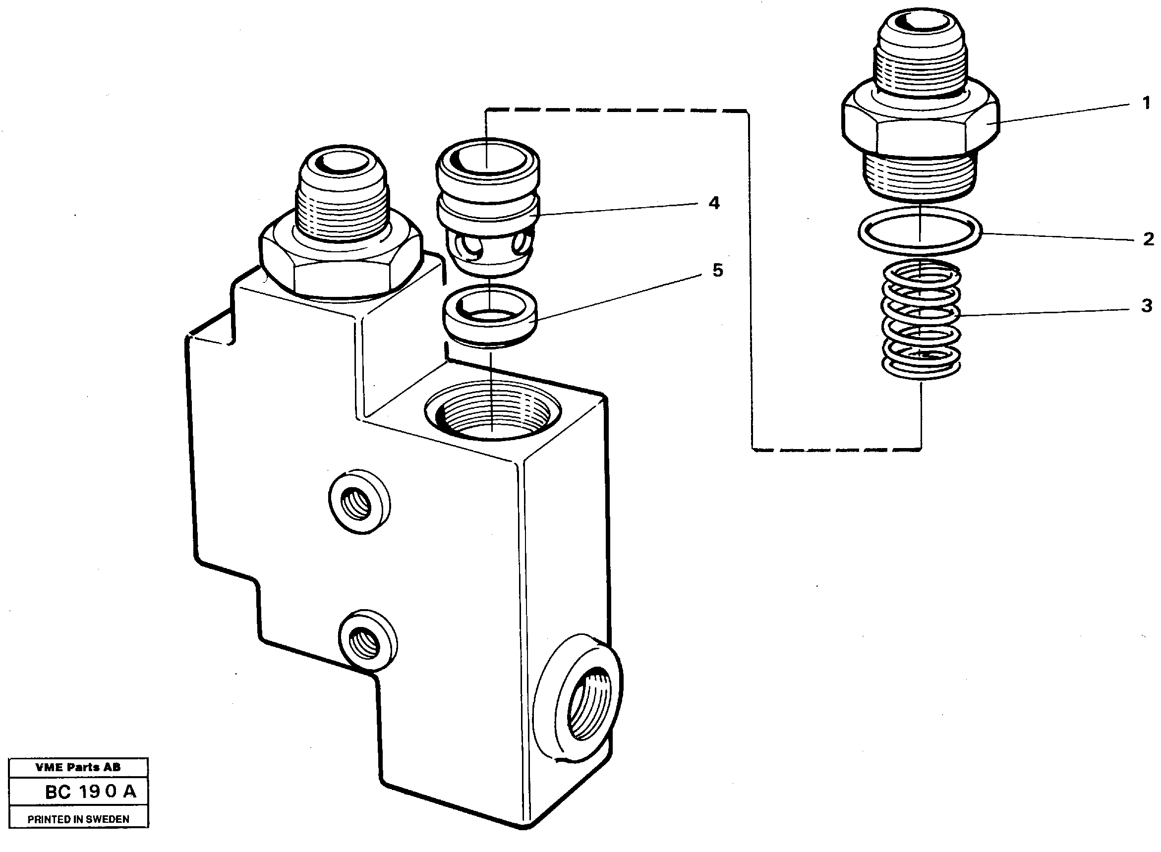 Check valve — volvo parts diagram