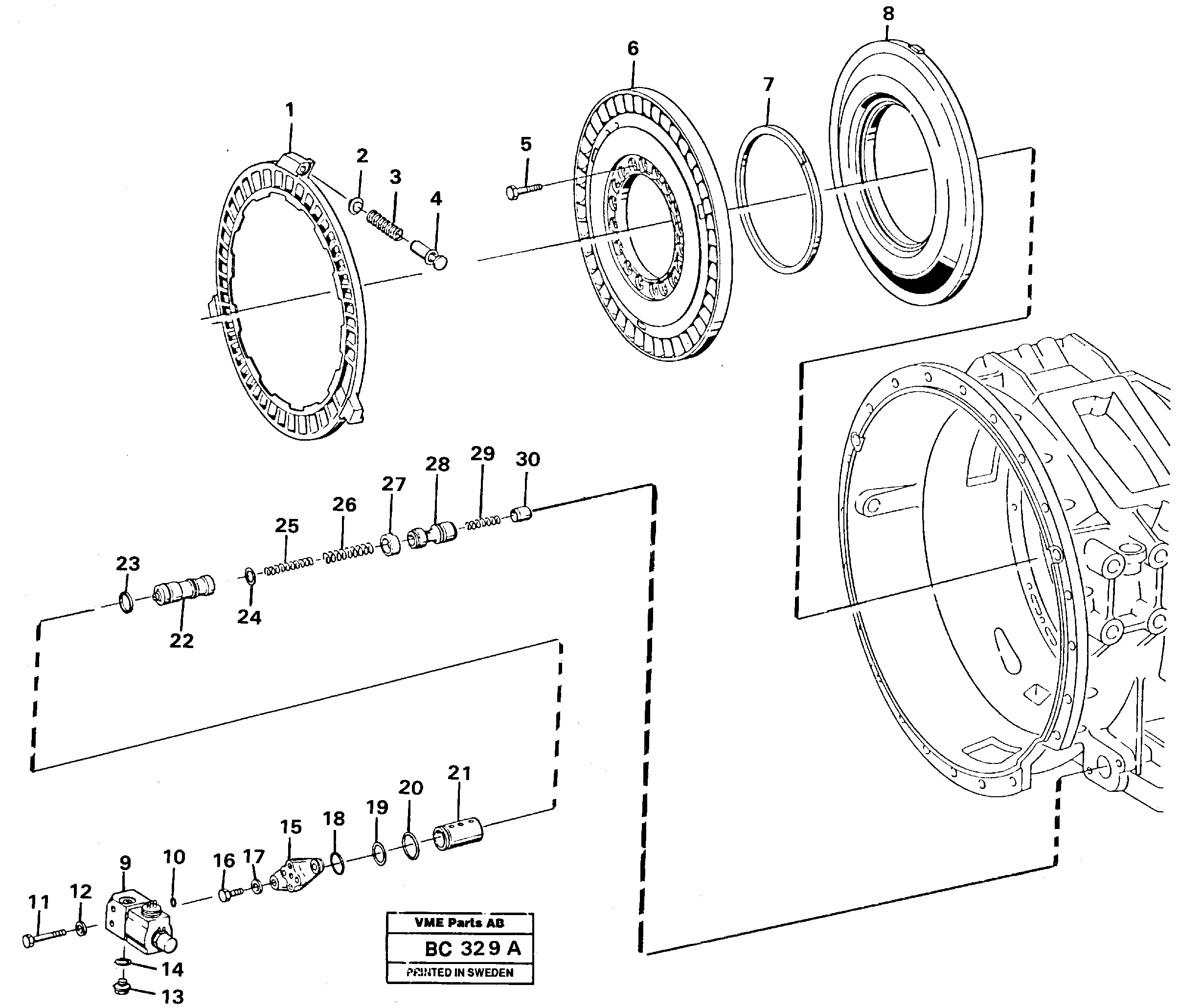 Retarder — volvo parts diagram