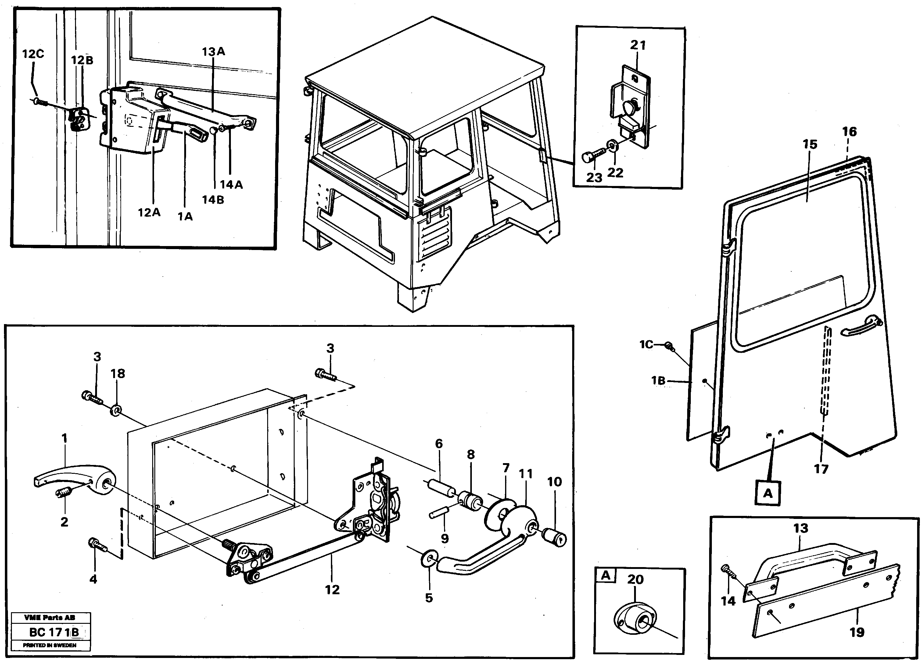 Door — volvo parts diagram