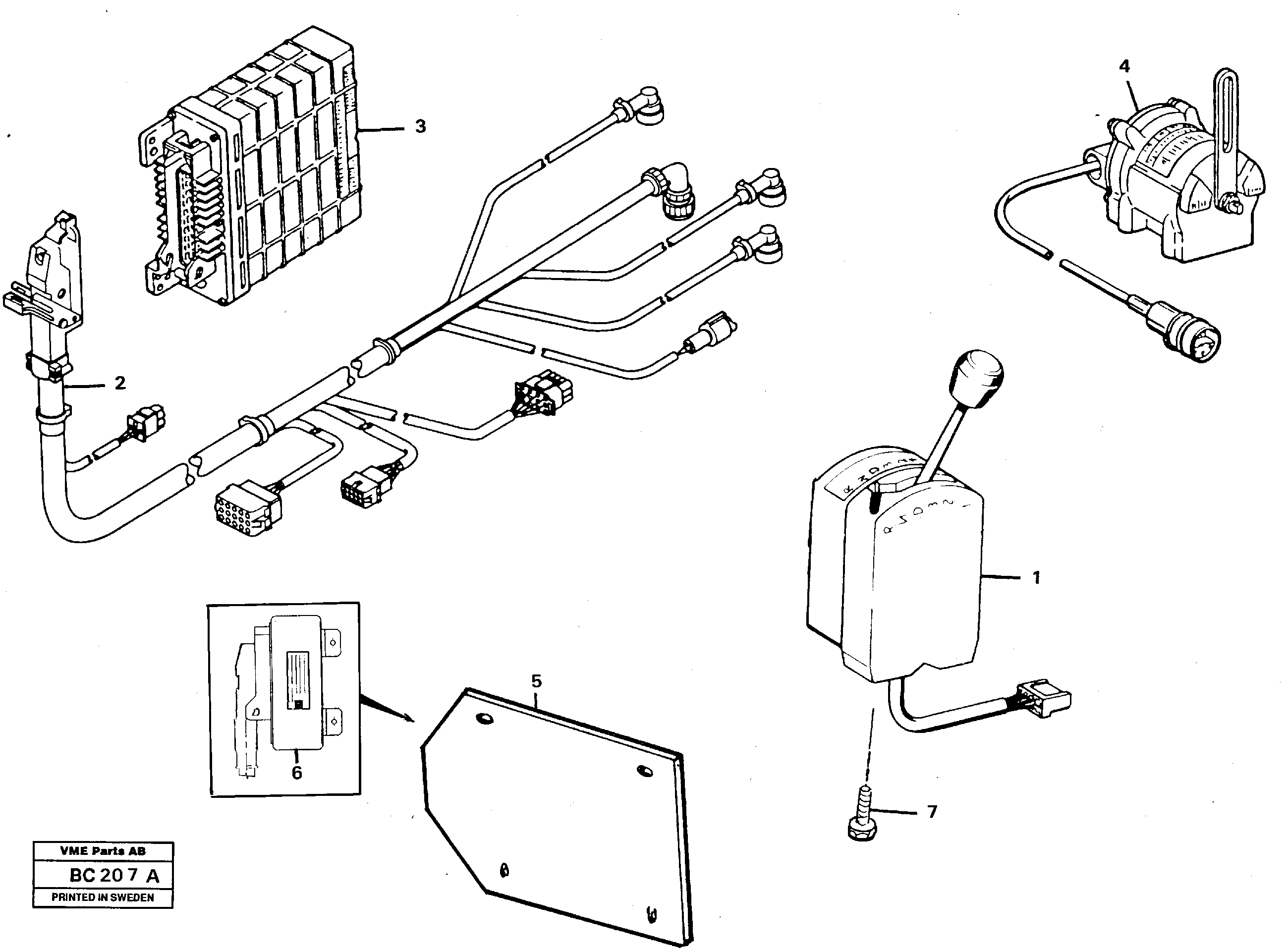 Peripherie parts — volvo parts diagram