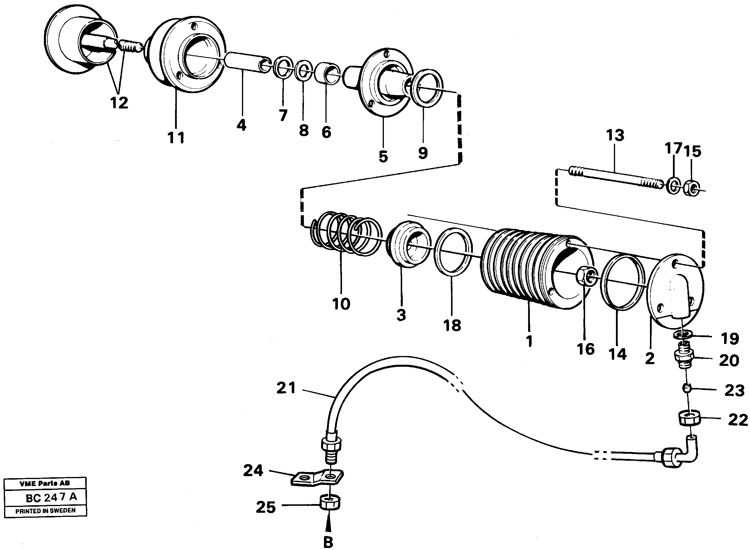 Exhaust pressure regulator — volvo parts diagram