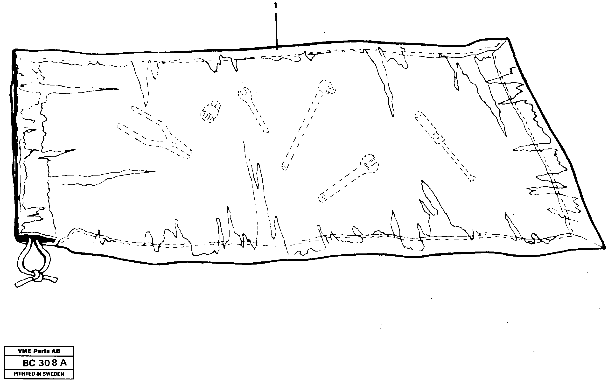 Tool  91829 — volvo parts diagram